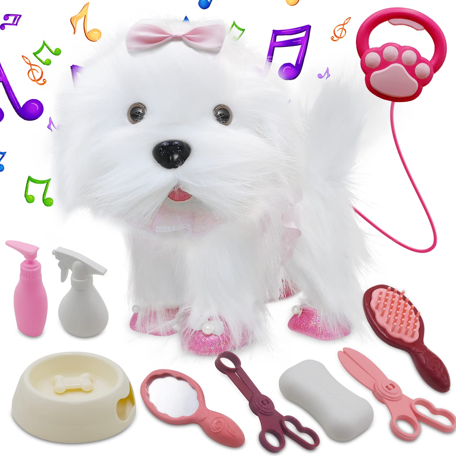 Interactive Toy Dog for Kids - Walk, Bark & Sing - Perfect Gift for 2-5 Year Olds - Playtime Companion