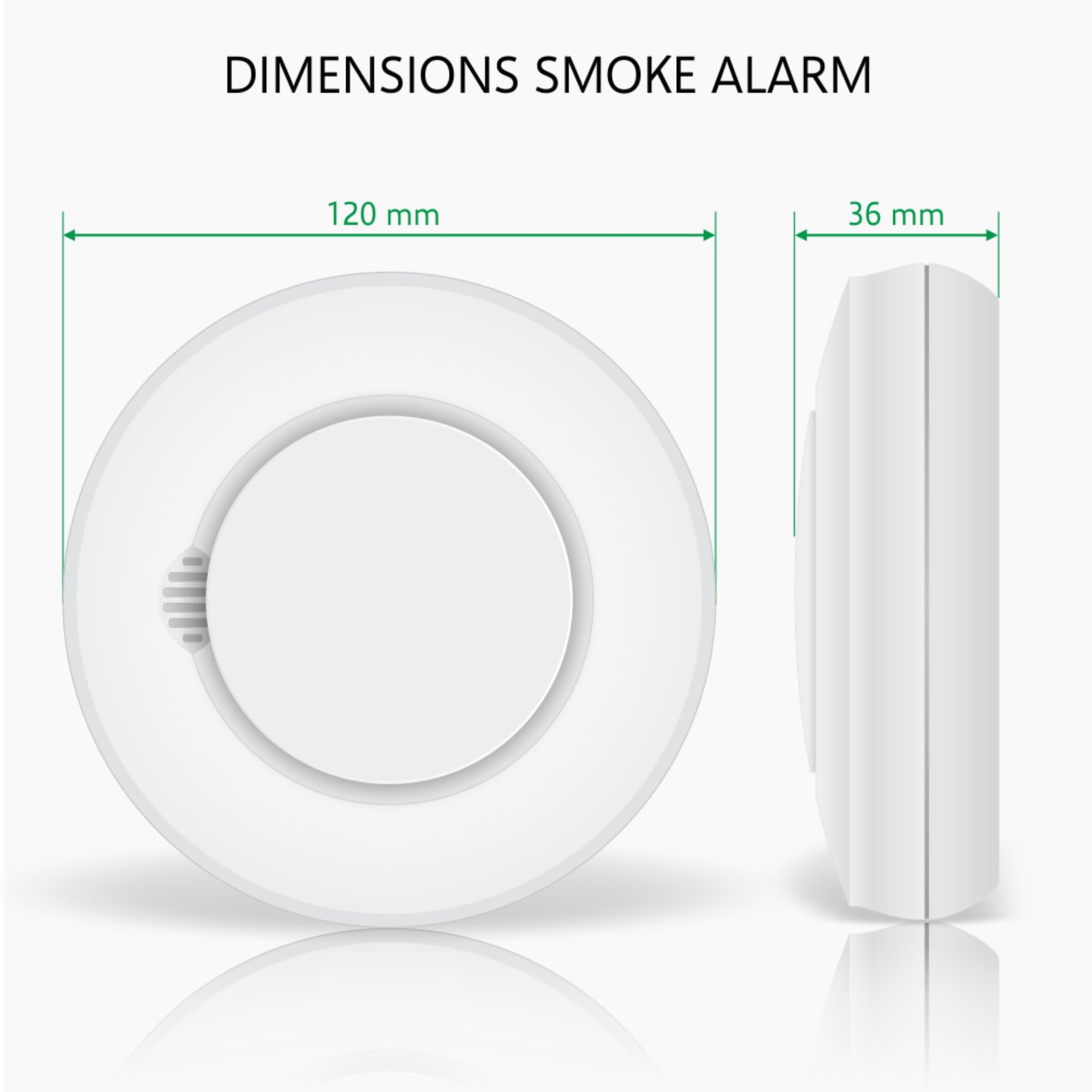 ELRO Connects SF500S - Complete Wireless Smoke Detector Kit with K2 Connector + 3 Smoke Alarms - Smartphone Alerts - EN14604 Certified - Ideal for Home & Office Safety Protection