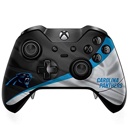 Officially Licensed NFL Carolina Panthers Gaming Skin Decal for Xbox One Elite Controller - Custom Protective Cover for Enhanced Grip & Style - Perfect for Gamers & Sports Fans