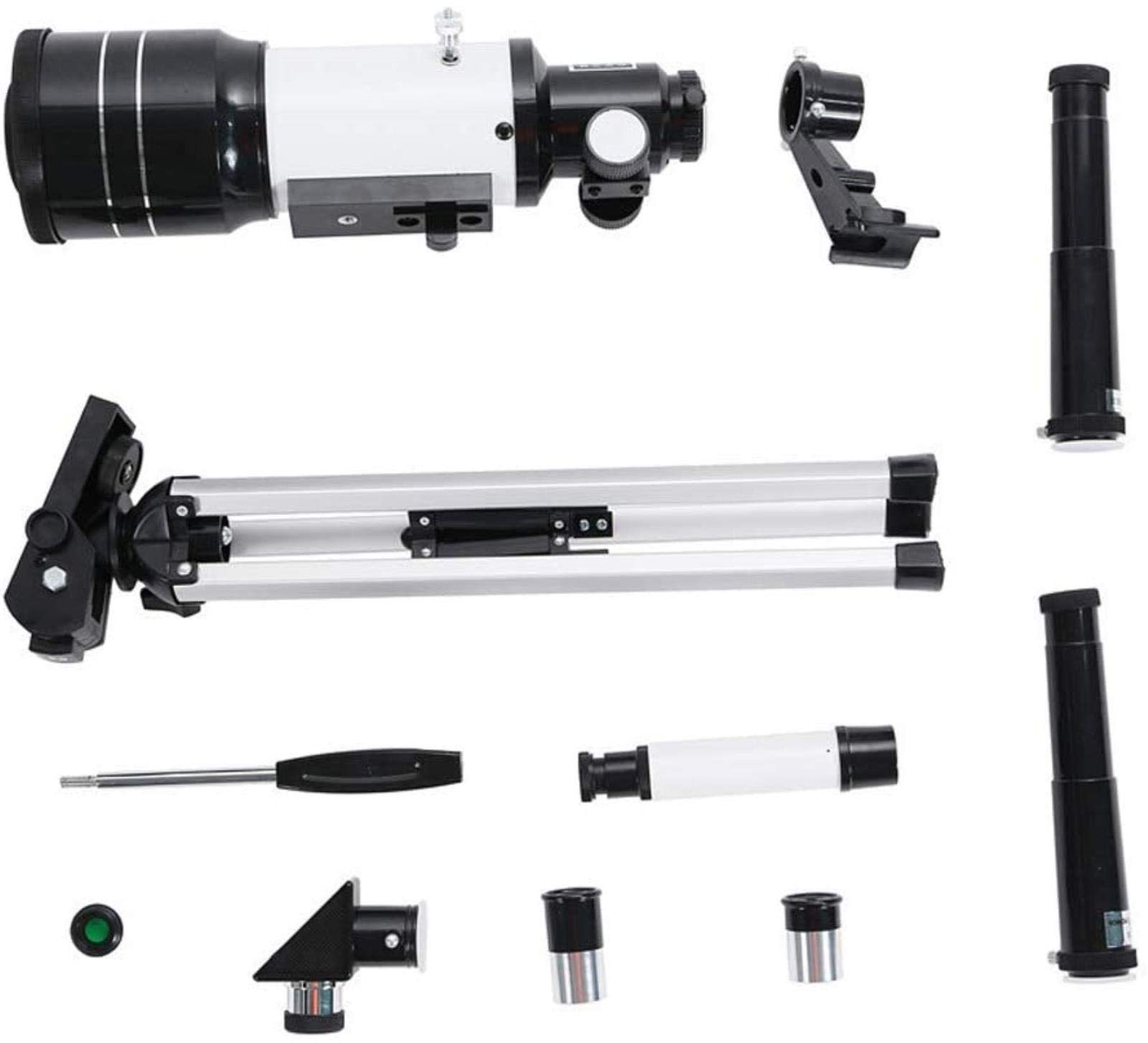 CRBUDY 70mm Astronomical Refractor Telescope for Kids & Beginners - Portable Telescope with Tripod & Eyepieces for Stargazing, Moon & Planet Observation - Perfect for Indoor & Outdoor Astronomy Learning