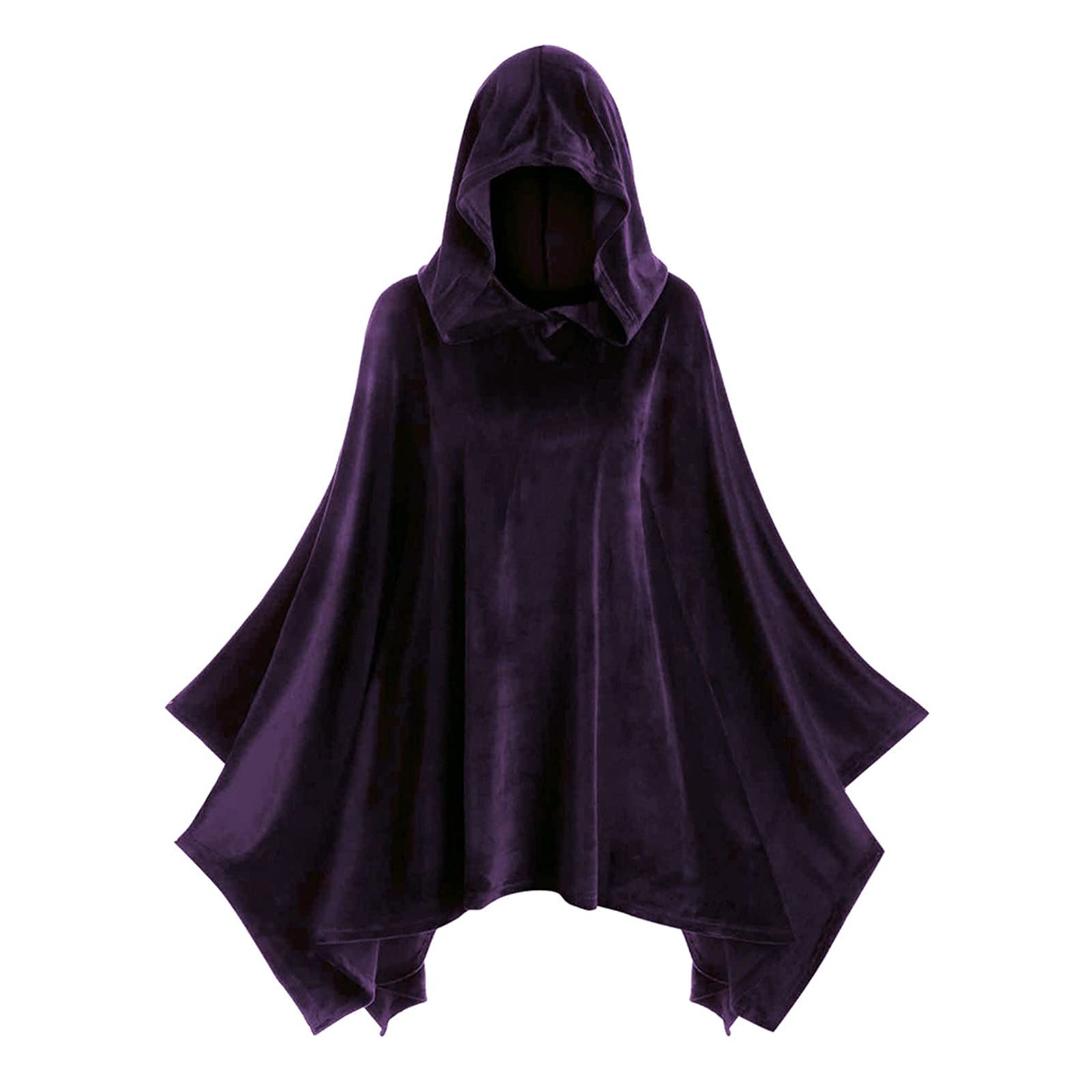 Vintage Hooded Cape Cloak for Women - Elegant Halloween Costume & Casual Sweatshirt | Perfect for Cosplay, Renaissance Fairs & Autumn Fashion