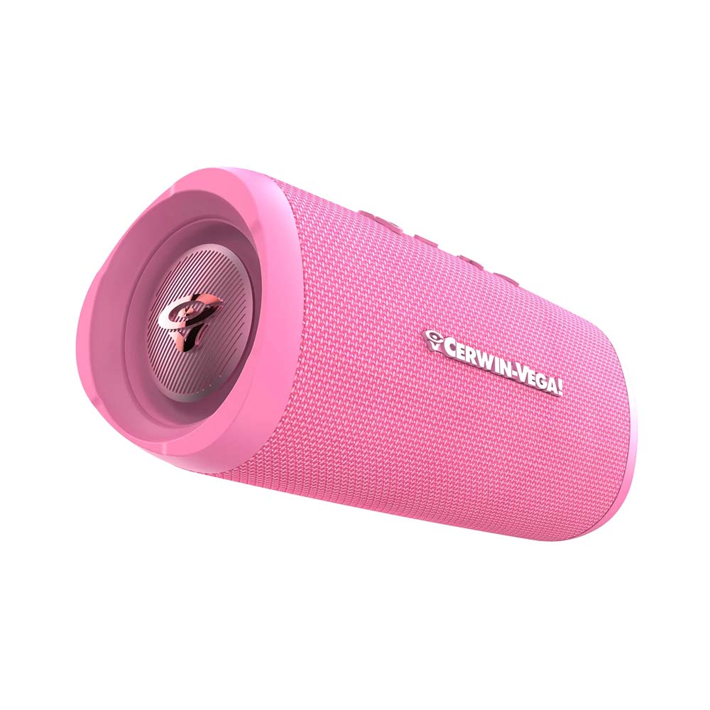 Cerwin Vega VegaMini Compact Powerhouse Bluetooth Speaker - Portable Wireless Speaker with Deep Bass, 10-Hour Playtime, IPX5 Waterproof for Outdoor, Travel, Camping & Home Use (VMBLK)