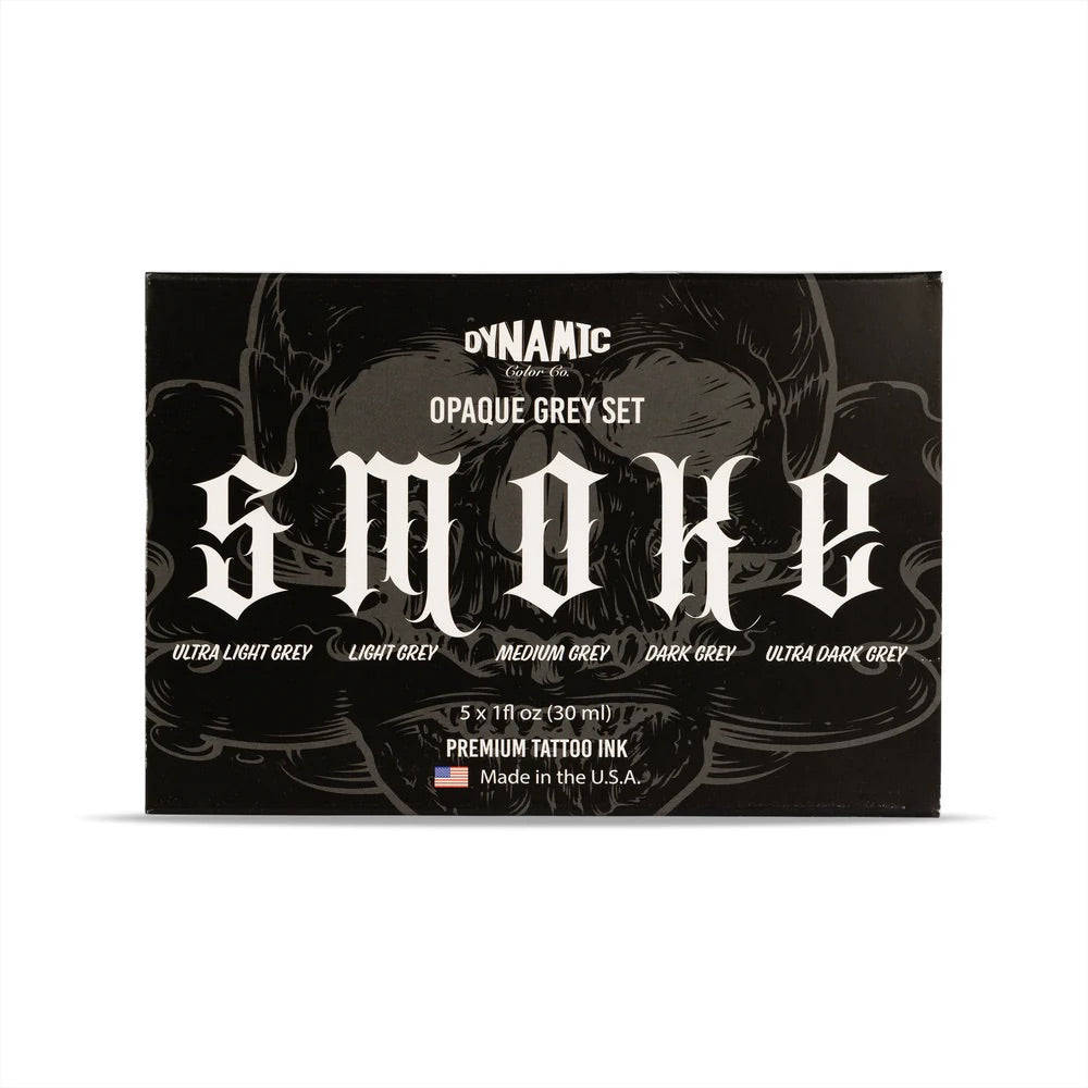 Dynamic Smoke Opaque Grey Nail Polish Set - 5 Pack (1oz Each) for Professional Salon & Home Manicure, Perfect for Gel Polish Lovers & DIY Nail Art