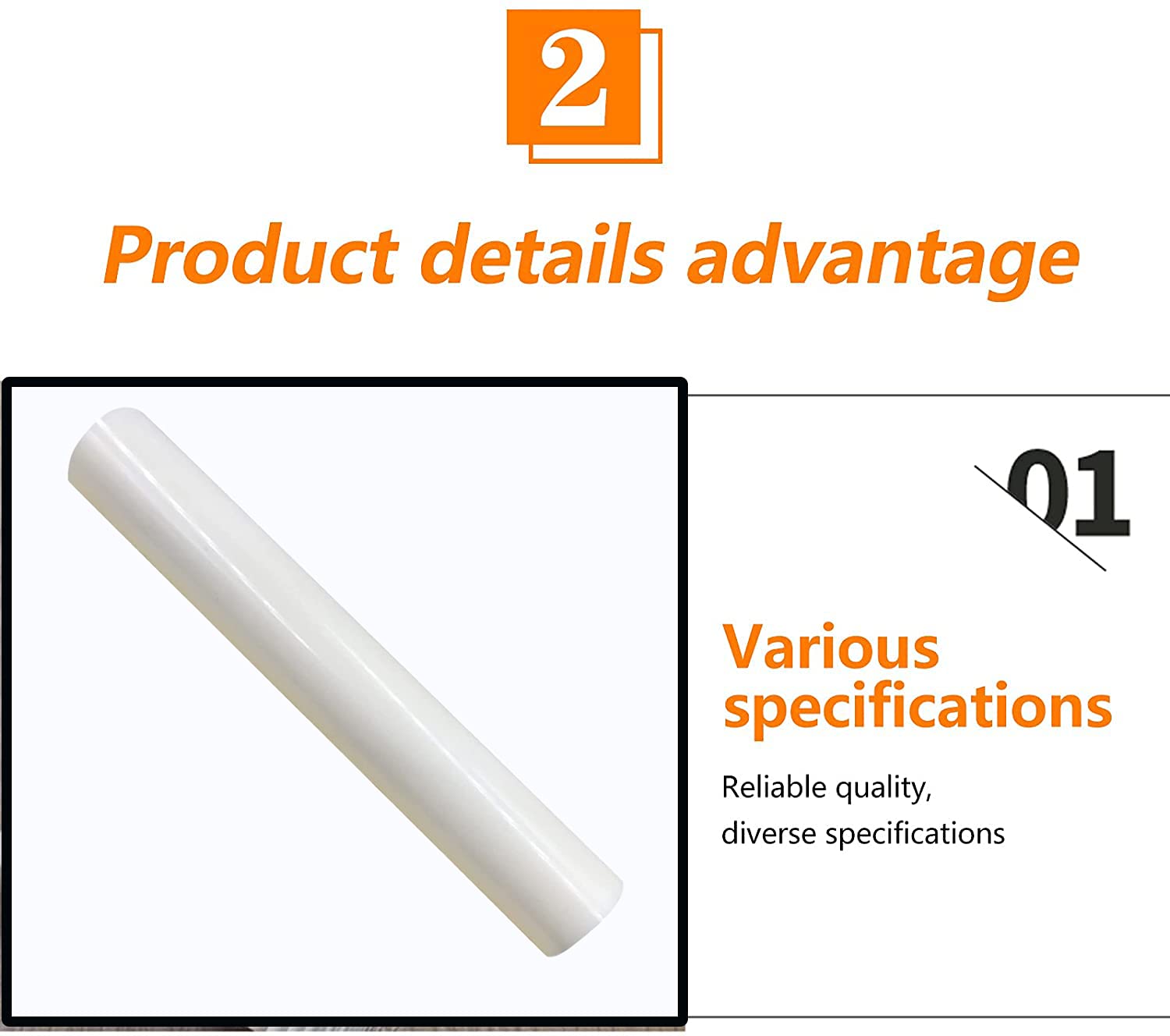 GOONSDS Alumina Ceramic Rods - Corrosion Resistant, Smooth Surface Ceramic Bar (100mm Length, 16mm Diameter) - Ideal for Industrial Applications, Kiln Furniture & High-Temperature Environments