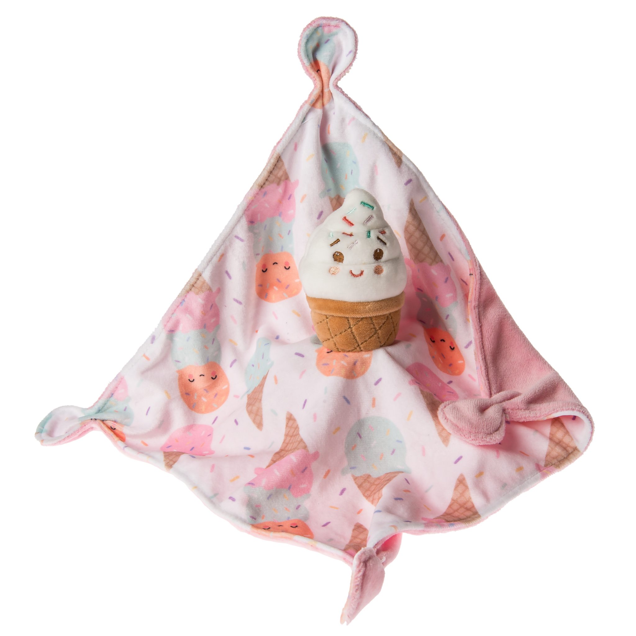 Mary Meyer Sweet Soothie Lovey Baby Blanket - Soft Plush Comfort Toy for Newborns & Toddlers - Perfect for Cuddling, Naptime, and Soothing Fussy Babies