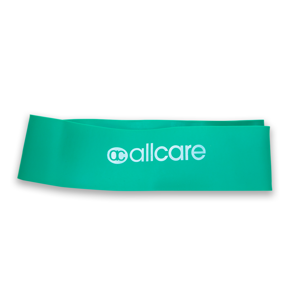 66Fit AllCare Exercise Resistance Band Loop - 23.5cm Latex Bands for Strength Training, Yoga, Pilates & Physical Therapy - Home Gym & Workout Accessories