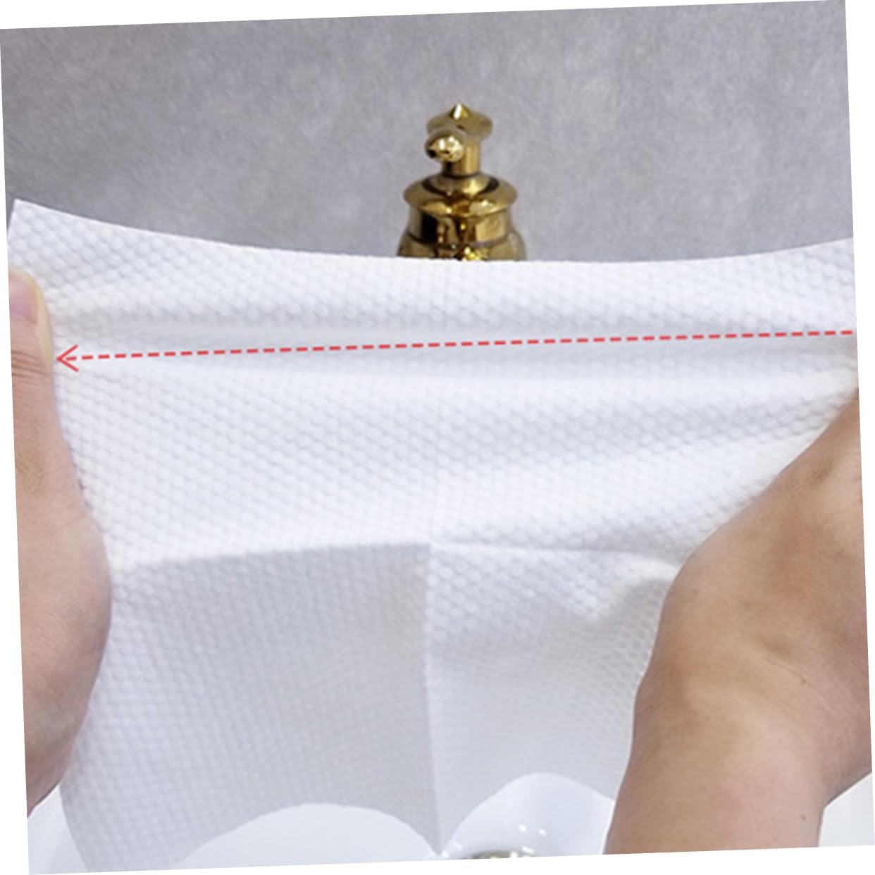 Organic Cotton Facial Cleansing Towel - Soft Washcloth for Gentle Face Washing & Makeup Removal - Skin-Friendly Travel Towel for Gym, Spa & Daily Skincare Routine