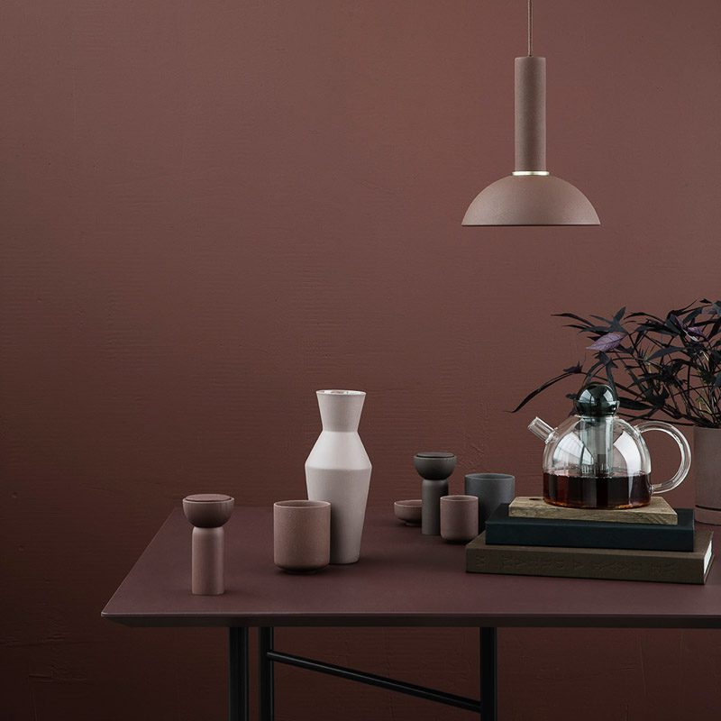 FERM LIVING Still Teapot - Premium Ceramic Tea Pot with Lid - Elegant Scandinavian Design for Home & Kitchen - Perfect for Tea Lovers, Housewarming Gifts & Coffee Table Decor