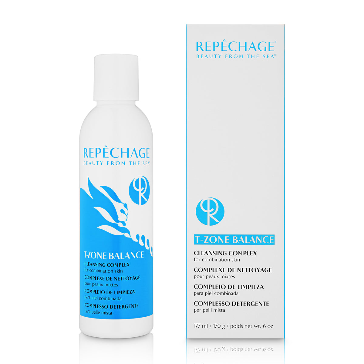 T Zone Balance Cleansing Complex - Oil Control Facial Cleanser for Oily & Combination Skin | Deep Pore Cleansing, Acne Treatment & Blackhead Removal | Perfect for Daily Skincare Routine & Pre-Makeup Prep