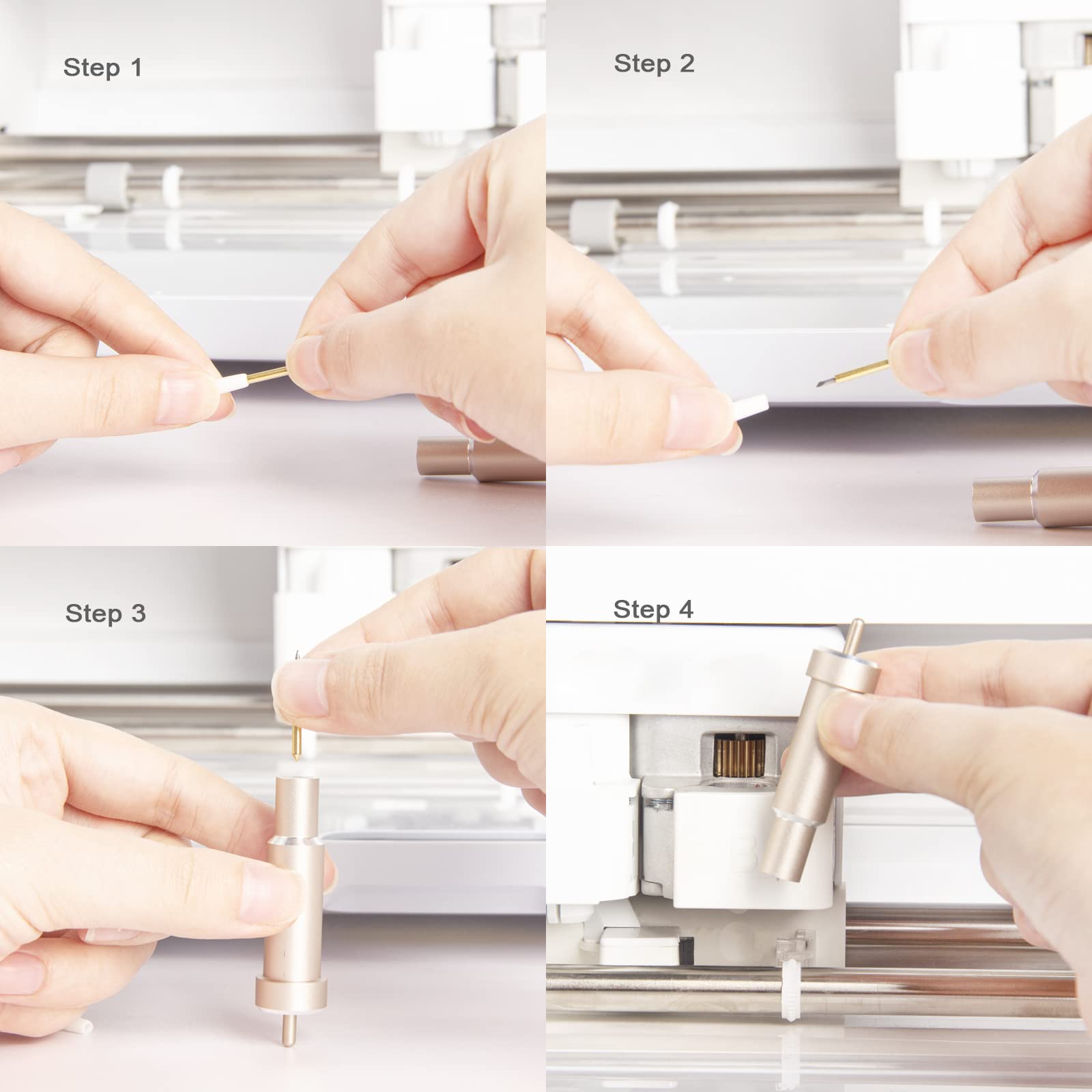 Premium Fine Point Blade Replacement for Cricut Maker 3/Maker/Venture/Explore 3/Explore Air 2/Air/One - FAHUNG Precision Cutting Blade with Housing for Paper, Cardstock, Vinyl, Iron-On - Perfect for DIY Crafts, Scrapbooking, Home Decor & Sign Making