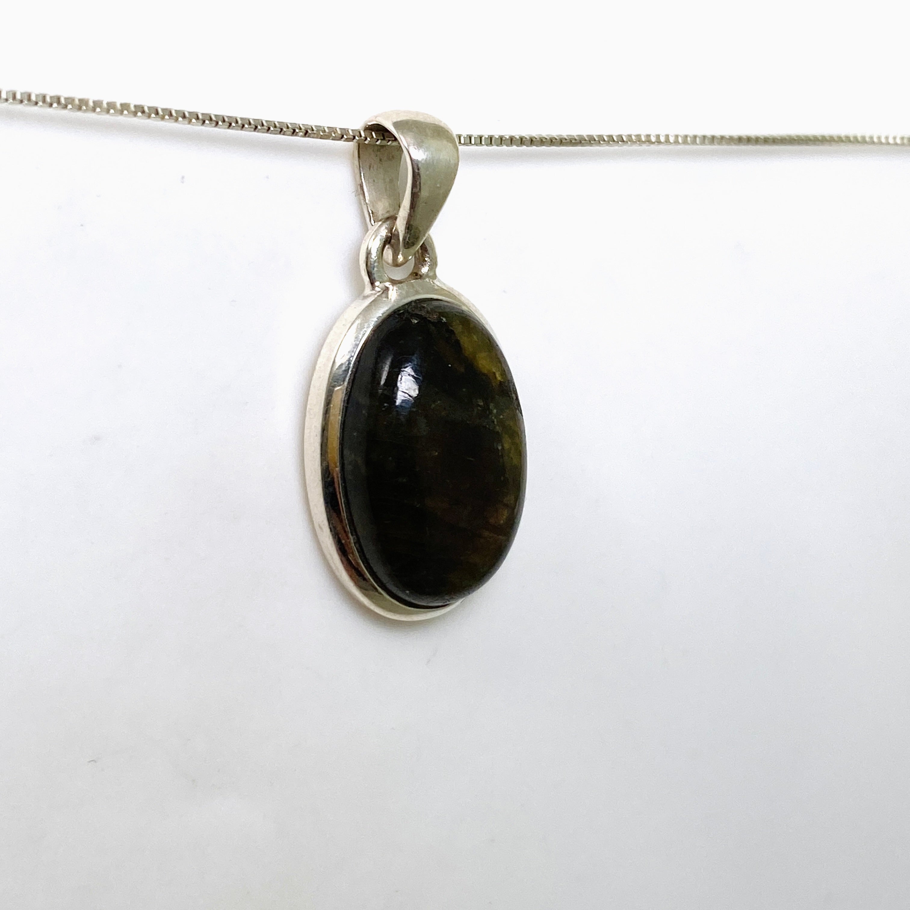 Natural Labradorite Oval Cabochon Pendant - PPGJ1047 | Handmade Gemstone Jewelry for Women | Perfect for Spiritual Healing, Meditation & Boho Fashion