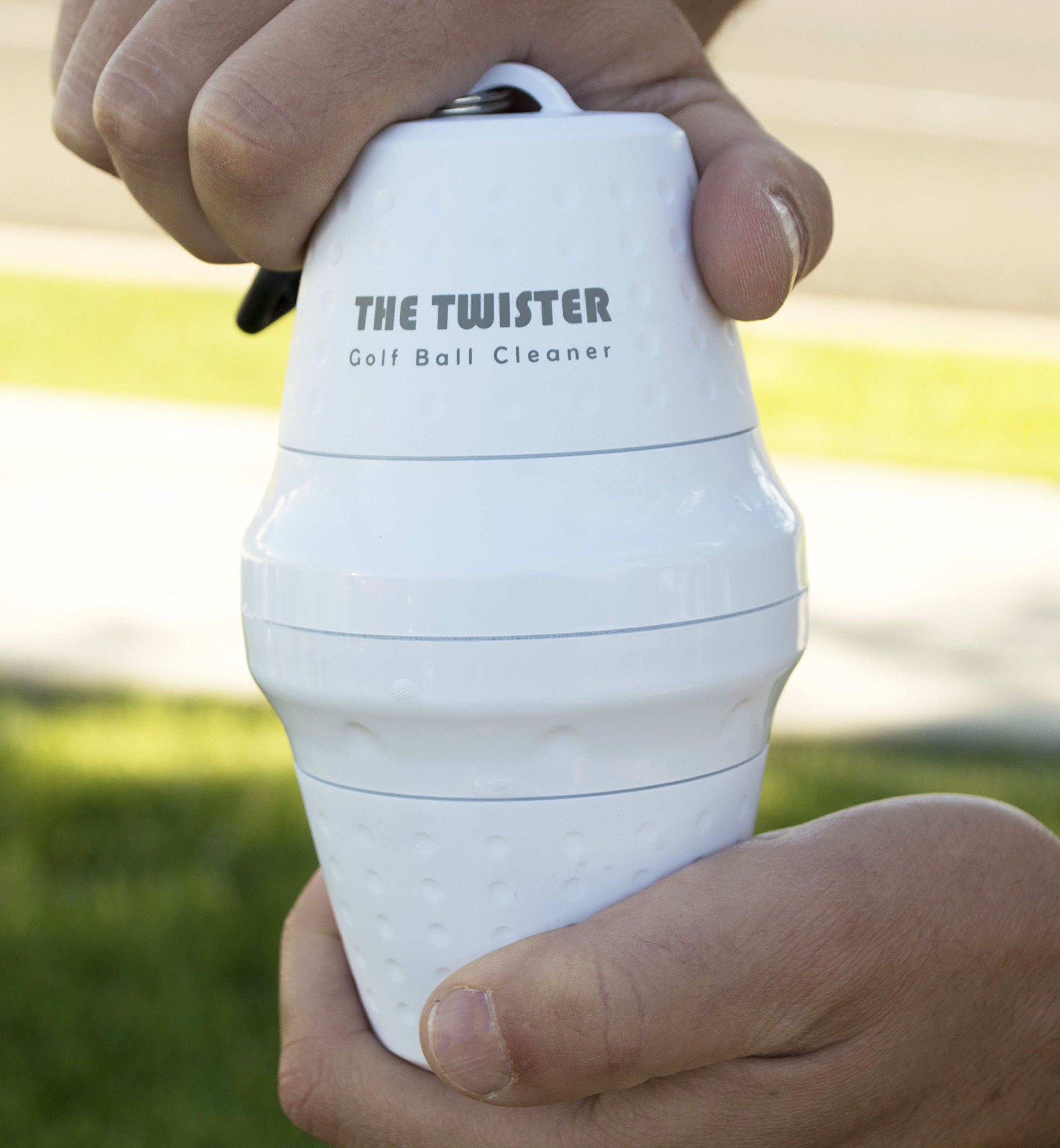 Twister Golf Ball Cleaner - Portable & Efficient Golf Ball Washer for Practice & Course - Perfect for Driving Range, Putting Green & Tournament Play