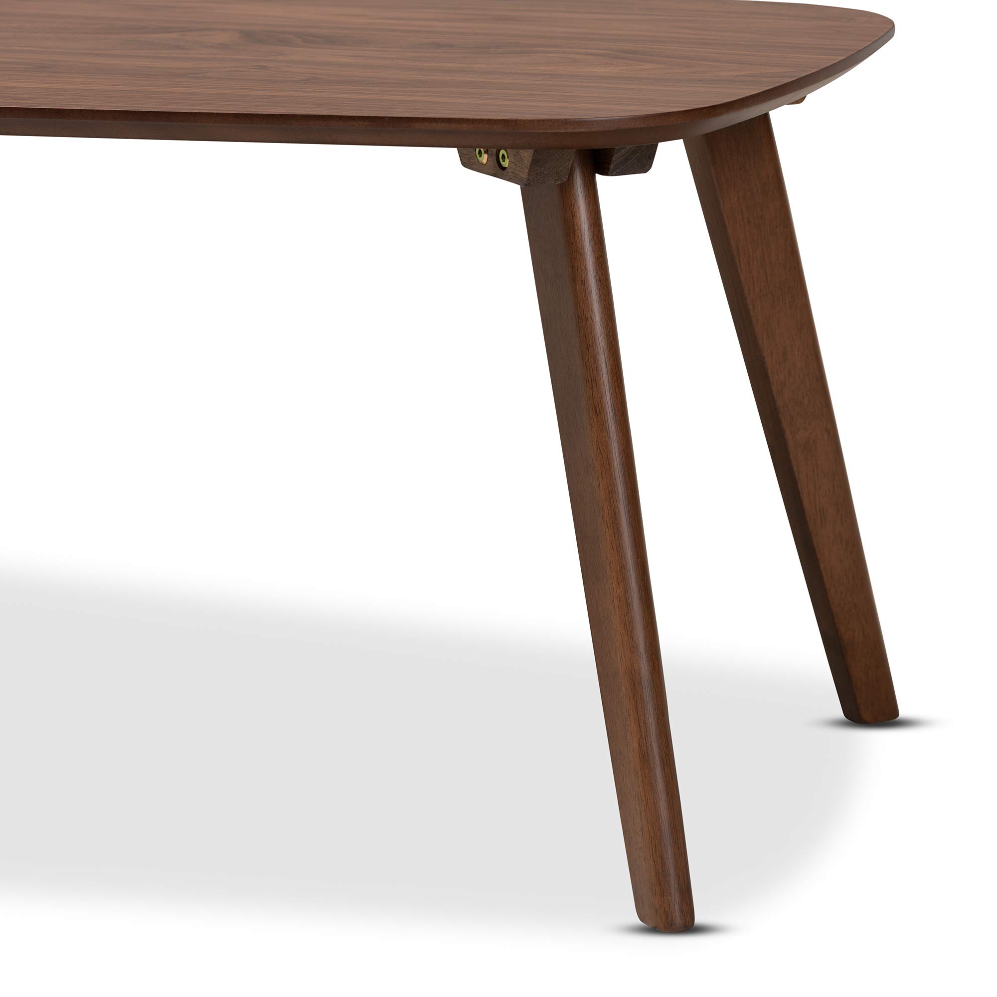 Baxton Studio Modern Walnut Coffee Table - Mid-Century Design for Living Room, Office & Lounge - Perfect for Home Decor & Entertaining