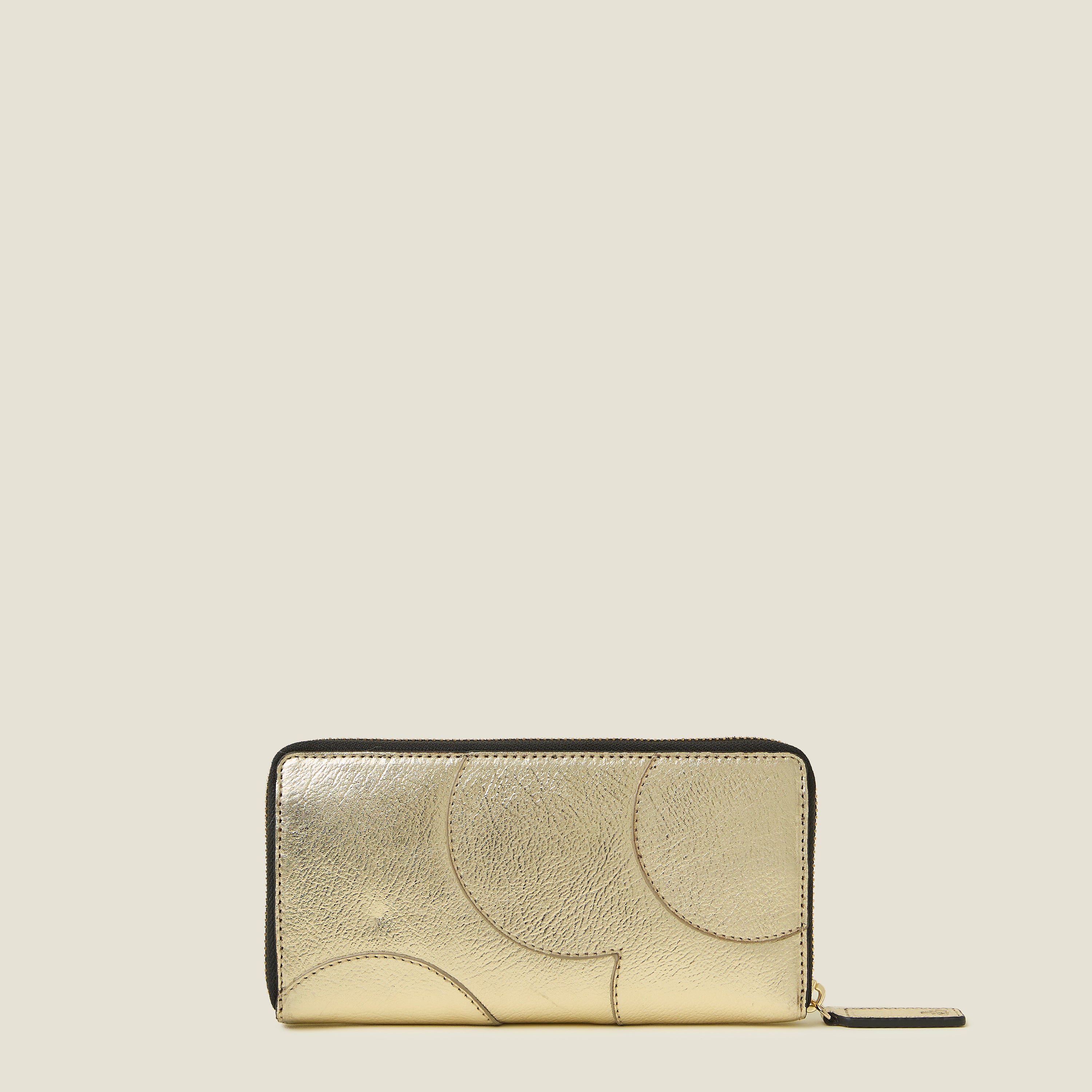 Forget Me Not Wallet with Spot Flower Gold Design - Stylish and Secure RFID Blocking Wallet for Women - Perfect for Travel, Shopping, and Everyday Use