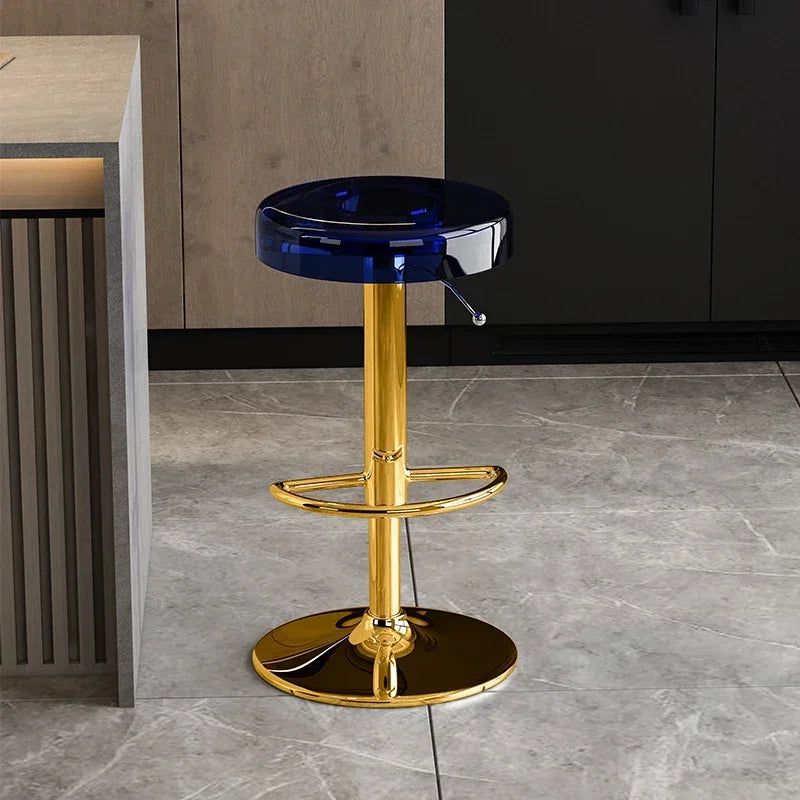 Premium Acrylic Kitchen Island Bar Stool - Modern High-End Counter Stool for Dining & Entertaining - Perfect for Home, Restaurant & Cafe Use