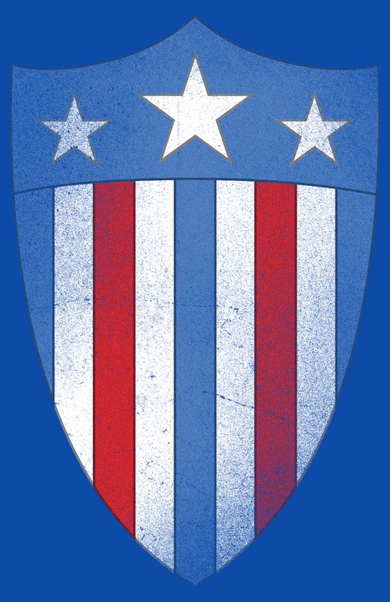 Marvel Avengers Captain America USO Shield Boys' T-Shirt | Superhero Costume & Casual Wear for Kids | Perfect for Halloween, Cosplay & Everyday Outfits