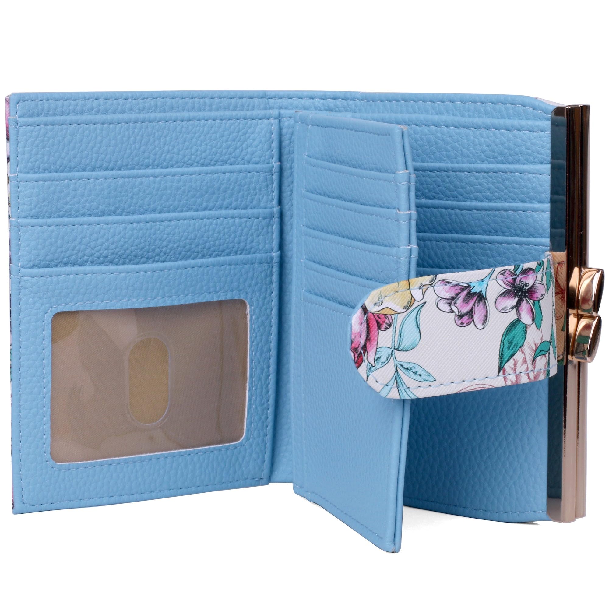 Julia Buxton Vegan Leather Lexington Wallet - Eco-Friendly & Stylish Women's Wallet for Everyday Use, Travel & Gifts | Beautiful Nature Design