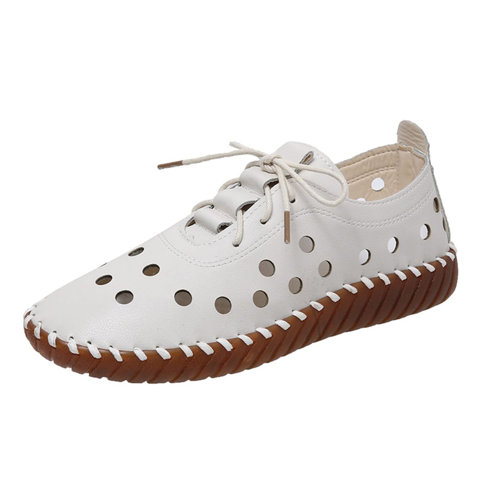 Breathable Lace-Up Casual Shoes for Women & Men - Lightweight Unisex Flats for Work, Sports & Summer Wear | Perfect for Office, Walking & Outdoor Activities