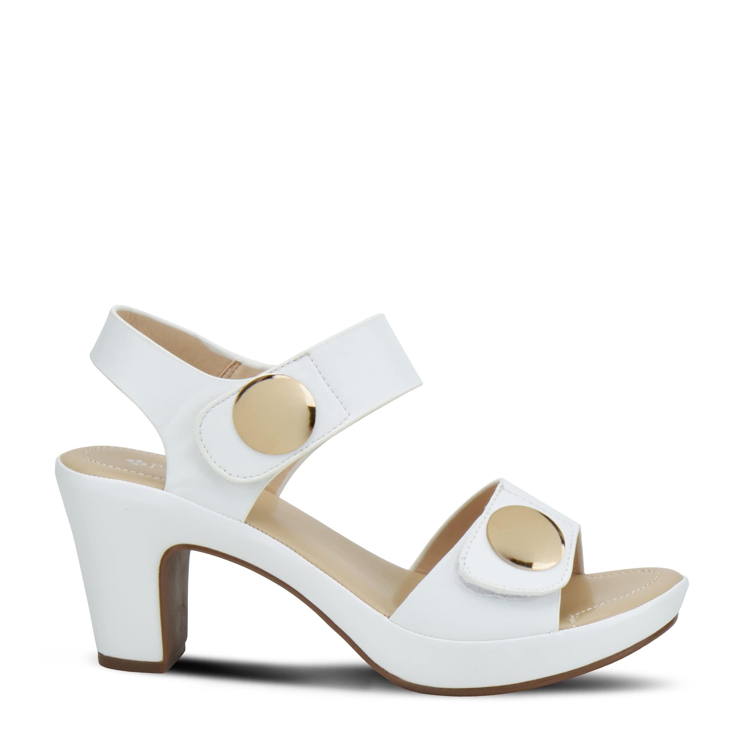 PATRIZIA Spring Step Dade Women's Casual Platform Sandals with Hook & Loop Closure - Slip-On Comfortable Ladies Sandals for Walking, Beach, Shopping & Everyday Wear