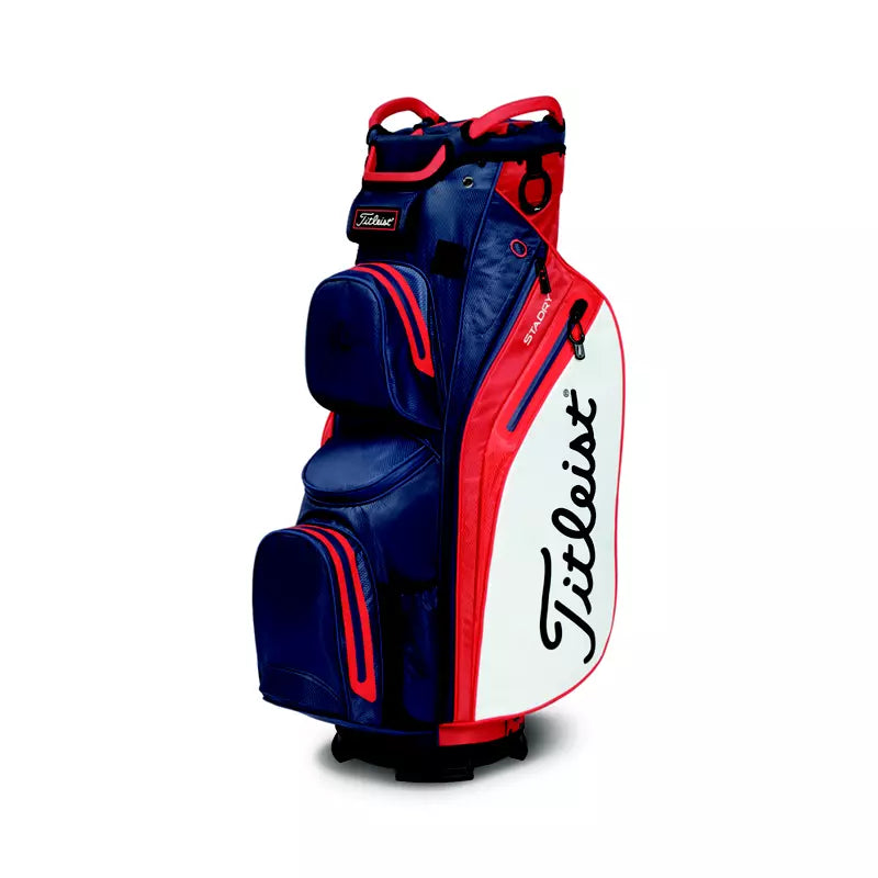 Titleist Cart 14 StaDry Waterproof Golf Bag with 14-Way Divider - Lightweight & Durable for Golf Cart Use, Perfect for Rainy Days & All-Weather Play