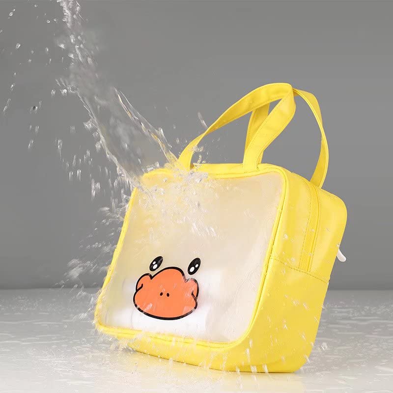 Waterproof Clear Cosmetic Bag - Travel Toiletry Organizer for Men & Women
