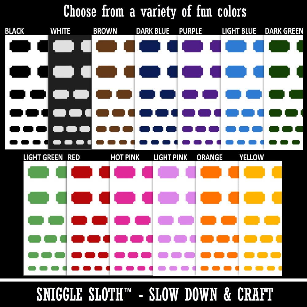 Waterproof Fake Tattoo Stickers - Movie Theater Raffle Temporary Body Art Set (Black) - Perfect for Halloween Costumes, Cosplay, Parties & Events