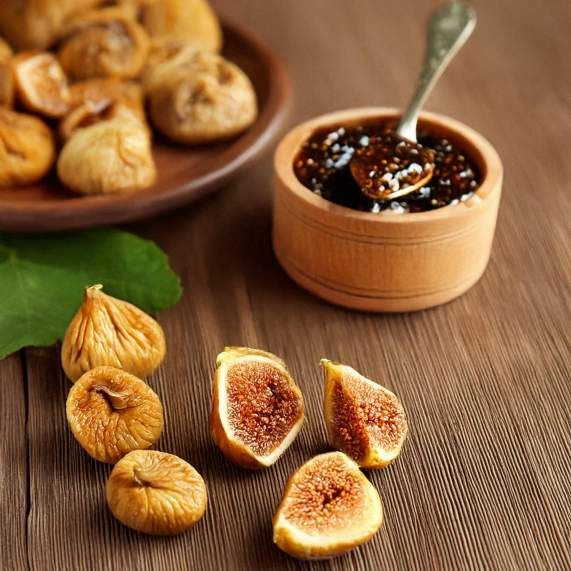 Organic Golden Soft Dried Figs - All Natural Fruit Snacks for Adults & Kids | Nut-Free, Gluten-Free, Allergen-Free | 20oz (1.25lb) | Perfect for Lunchboxes, Baking & Healthy Snacking