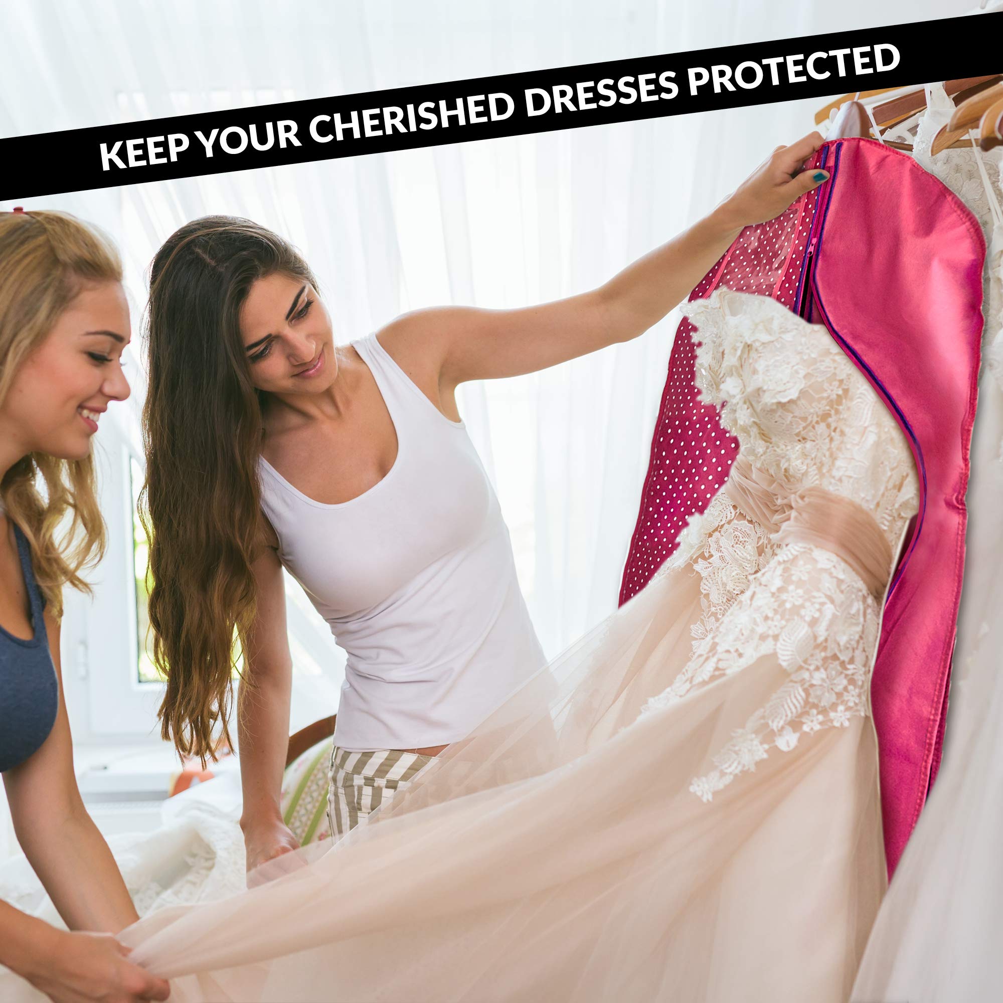 Damask Dress & Gown Garment Travel Bags - 54