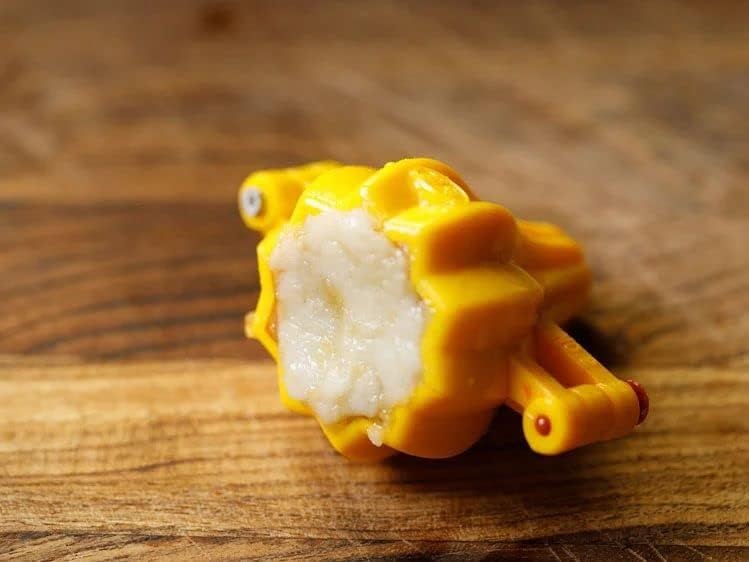 Plastic Ganpati Modak Mould Set of 2 - Traditional Indian Sweet Maker for Ganesh Chaturthi & Festive Cooking | Eco-Friendly Modak Sancha for Home Kitchen Use