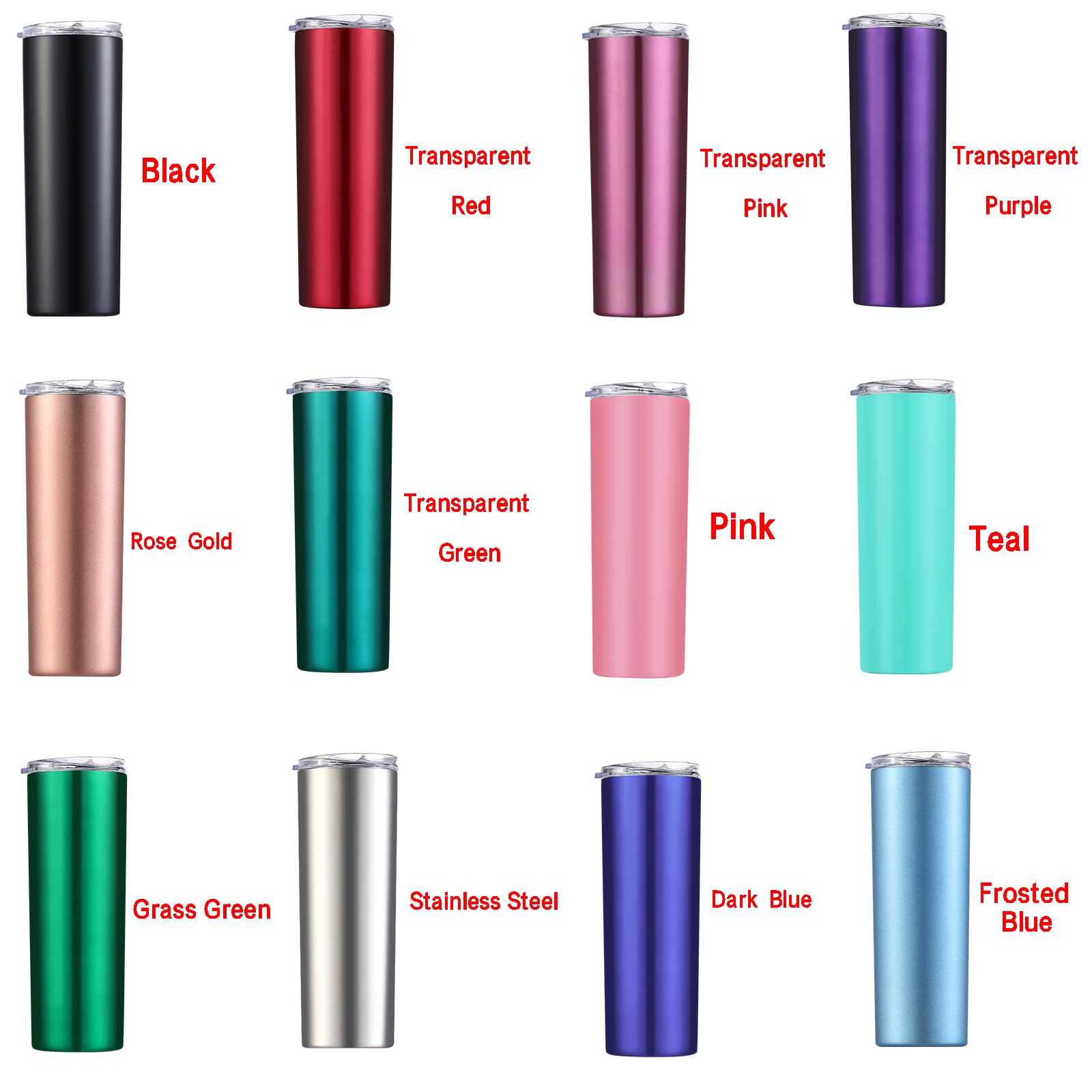 Custom Laser Engraved 20 oz Skinny Tumbler with Lid & Straw - Personalized Name Gift for Women, Men, Mother's Day, Father's Day, Graduation, Birthday, Anniversary - Perfect for Office, Gym, Travel & Daily Hydration