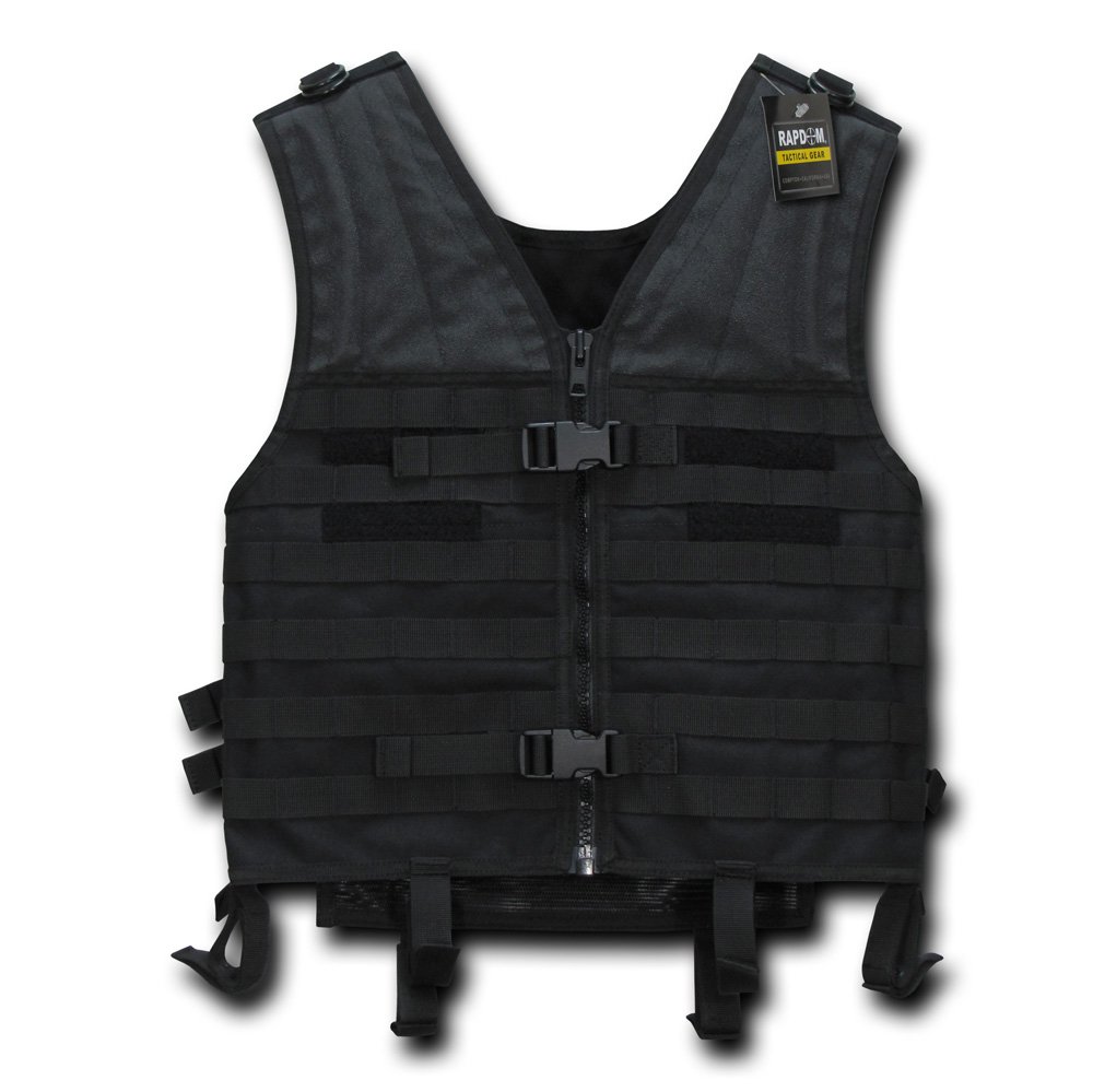 RAPDOM Tactical Modular Vest - Adjustable MOLLE System for Outdoor, Airsoft & Hunting Gear - Perfect for Military Training, Camping & Survival Scenarios