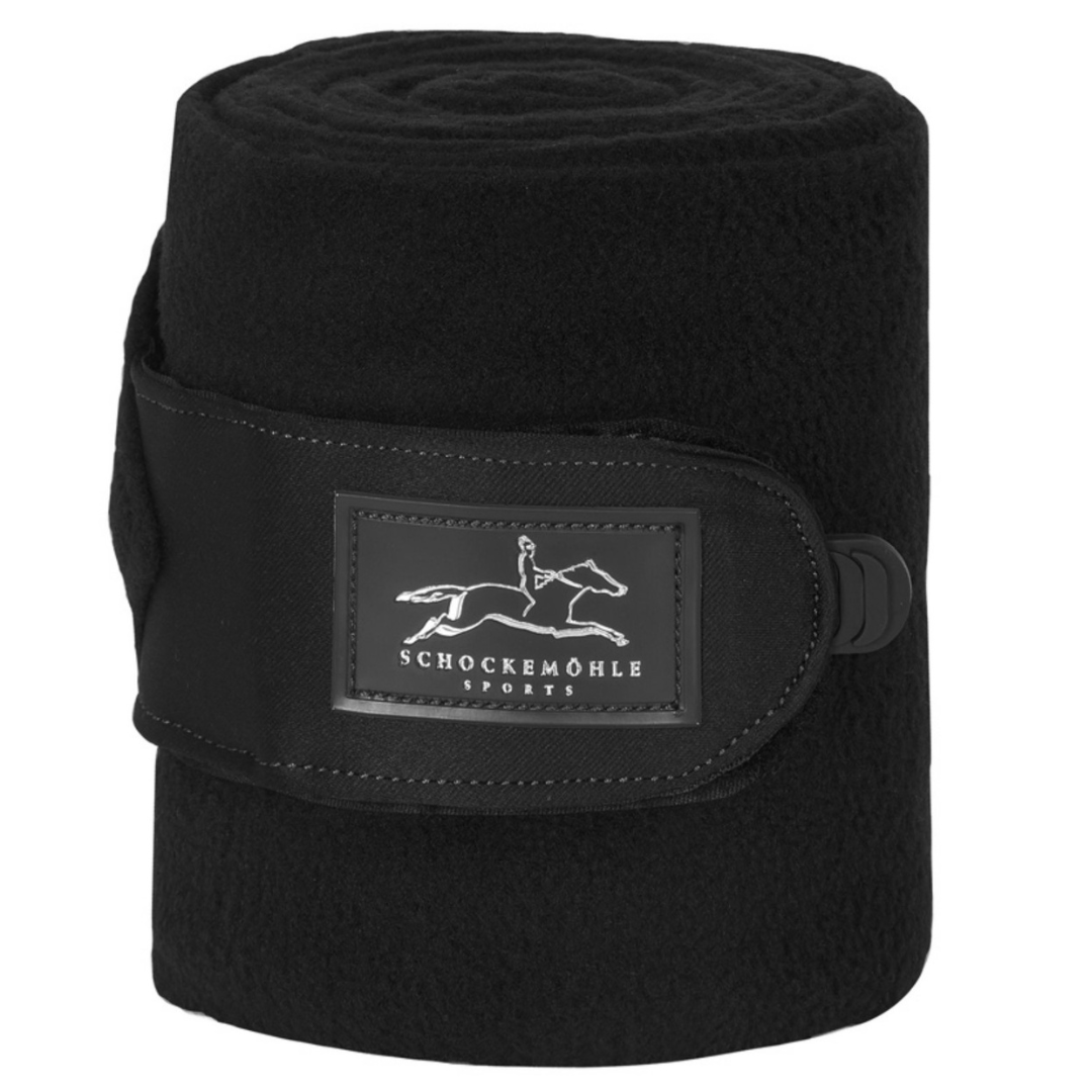 Schockemöhle Fleece Polo Bandages for Horses - Soft & Warm Leg Wraps for Riding, Training & Stable Use