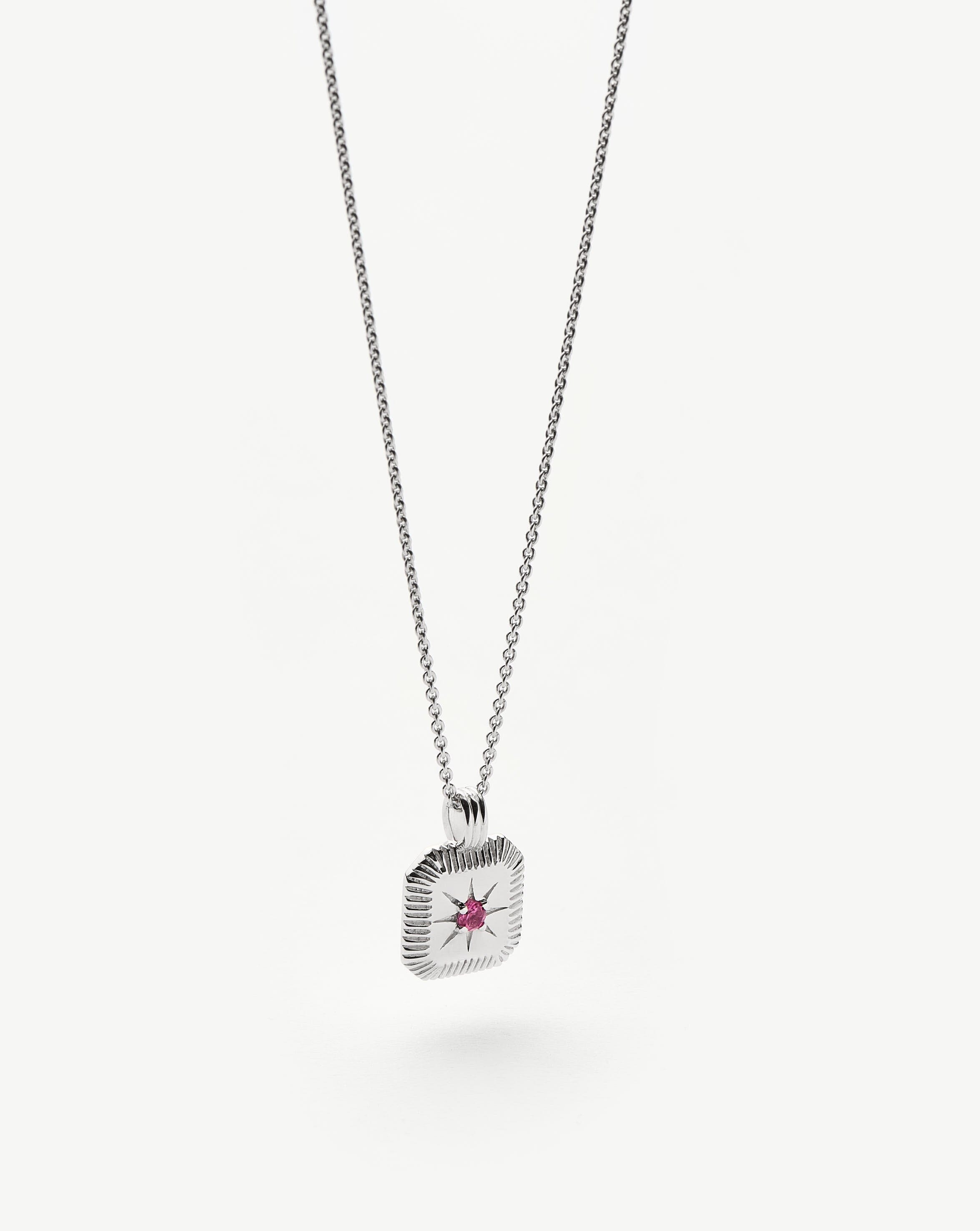 October Birthstone Necklace - Genuine Pink Tourmaline Pendant Jewelry for Women | Elegant Gift for Birthday, Anniversary & Special Occasions
