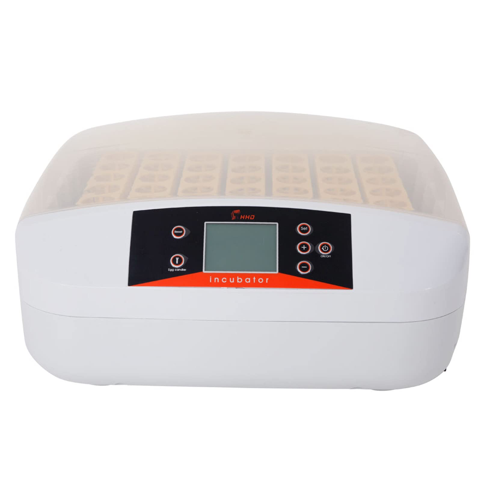 FOTLL Digital 56 Egg Incubator with Automatic Turner & Temperature Control - Clear Hatcher with Bottom Light Egg Tester for Chicken, Duck, Poultry & Bird Eggs - Perfect for Home Farming, School Projects & Hatching Experiments