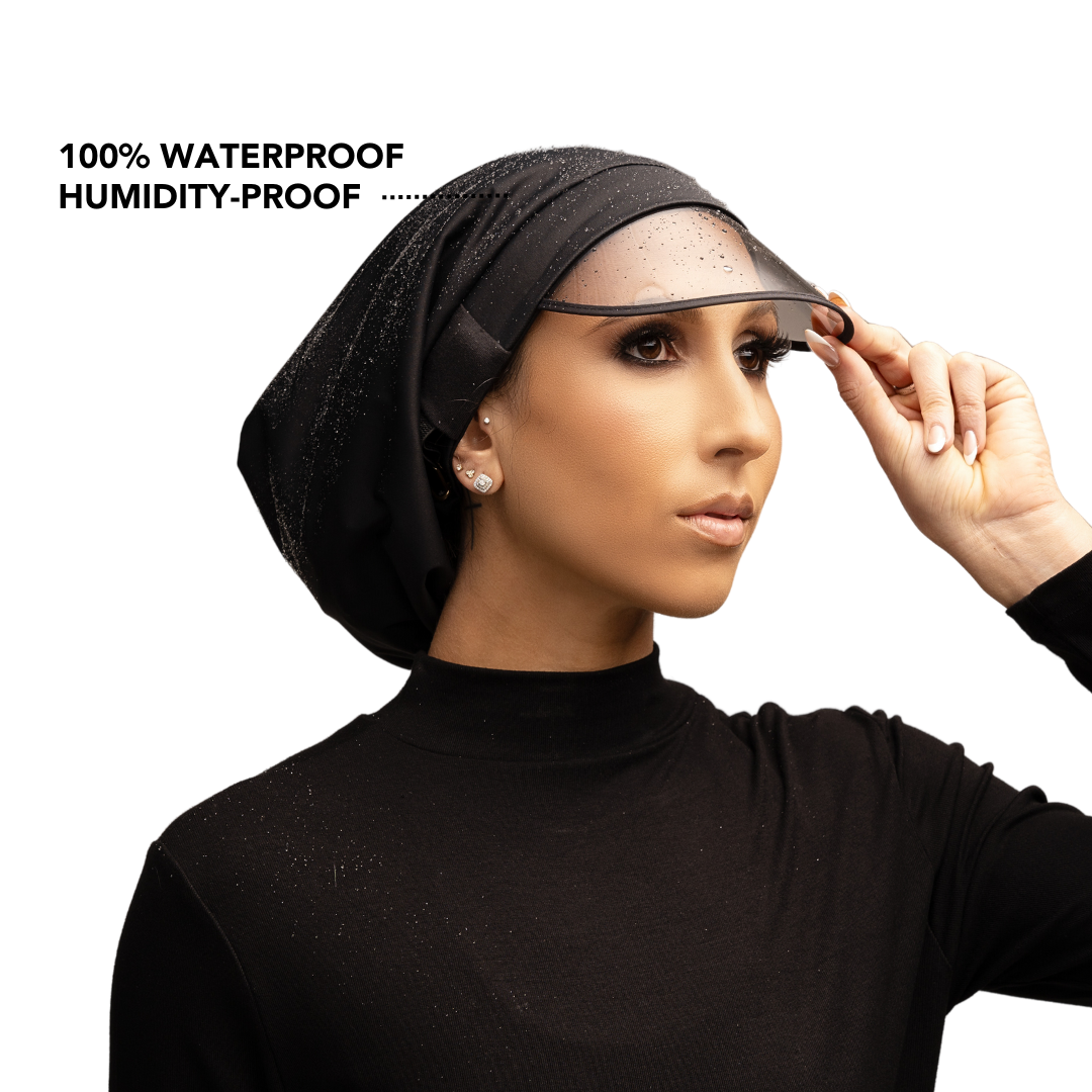 Bundle and Save: Hairbrella Satin-Lined Waterproof Rain Hat for Women - Perfect for Outdoor Activities, Commuting & Bad Weather Protection