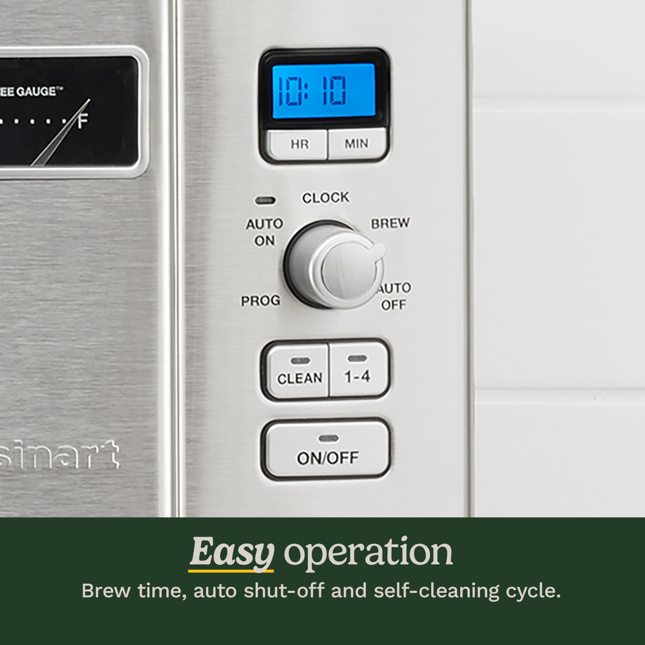 Cuisinart DCC-3000P1 12-Cup Programmable Coffee Maker with Auto Shutoff - Black - Perfect for Home, Office & Entertaining