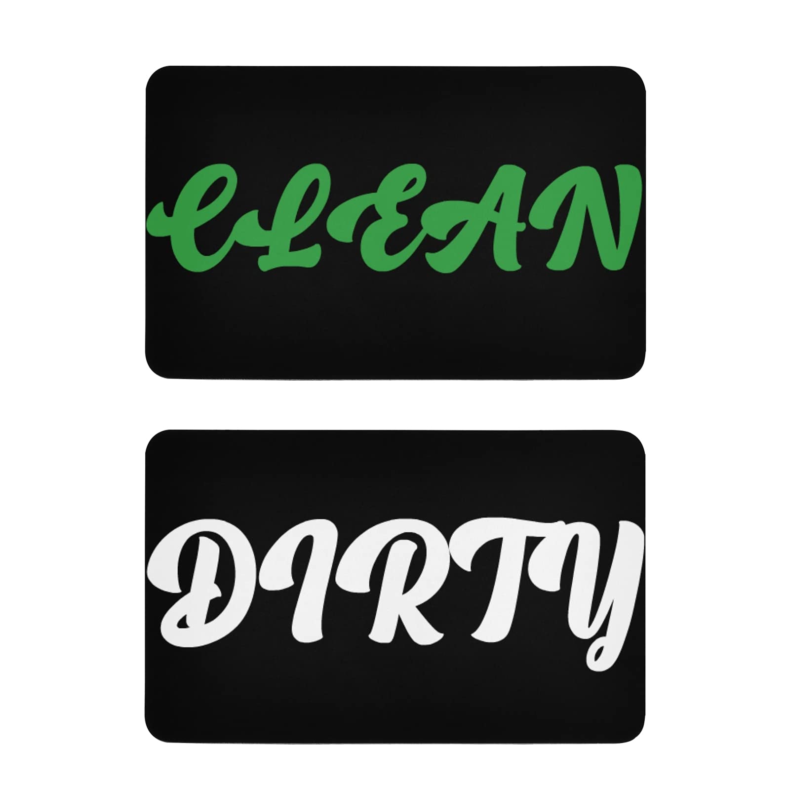 Aflyko 2 Pack Dishwasher Magnet Sign - Clean/Dirty Indicator for Kitchen, Fridge, Appliances - Waterproof Decorative Fridge Magnet 4