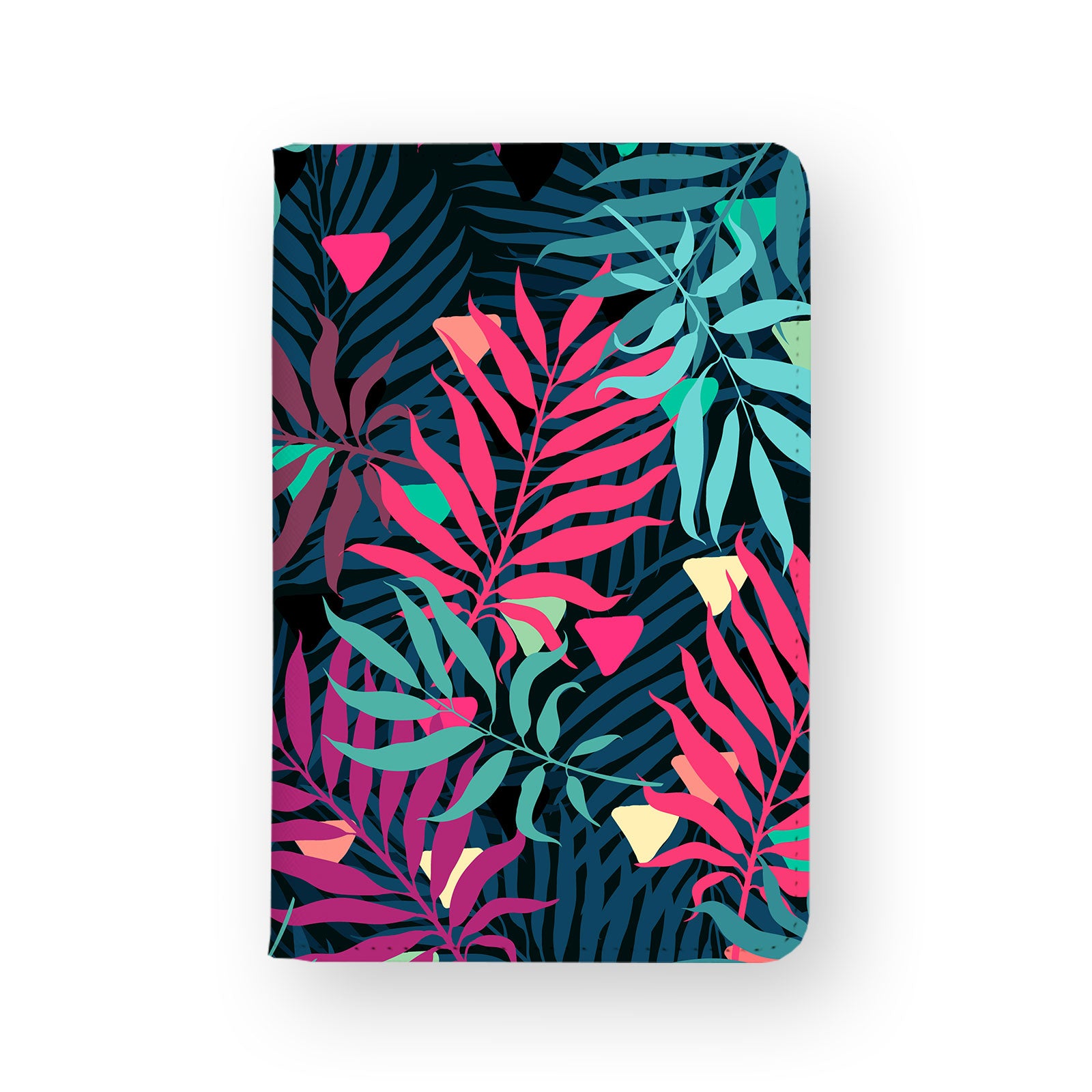 Waterproof RFID Blocking Travel Wallet with Tropical Leaves Design - Perfect for Vacations, Beach Trips & Secure Passport Storage
