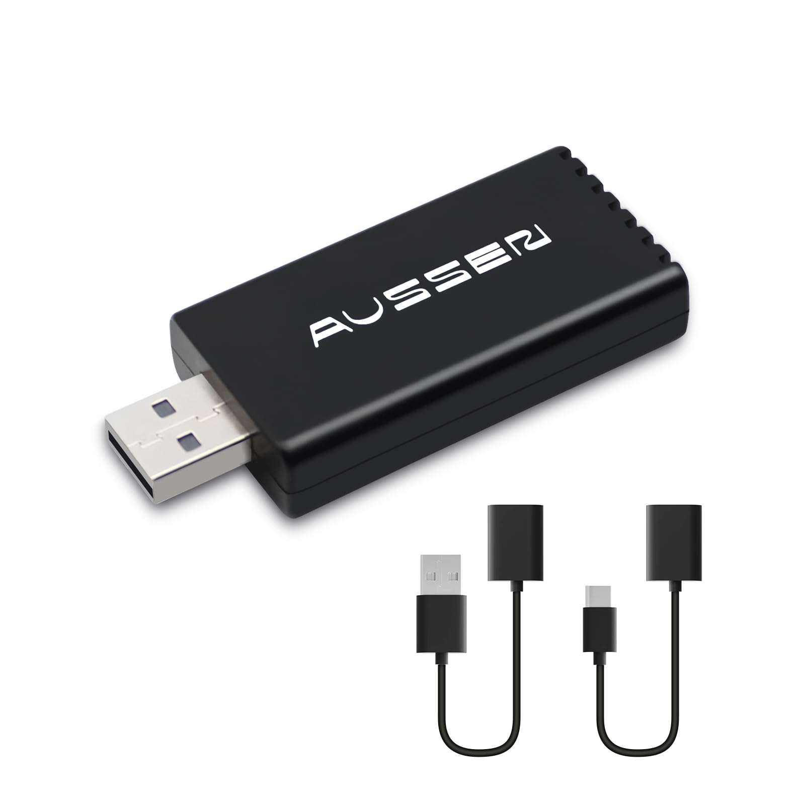 Wireless CarPlay Adapter - AUSSEN 5.8GHz WiFi CarPlay Dongle with Dual Core Chip for iPhone - Plug & Play Convert Wired to Wireless CarPlay for 2016+ Cars (iOS Compatible) - Perfect for Commuting, Road Trips & Hands-Free Driving