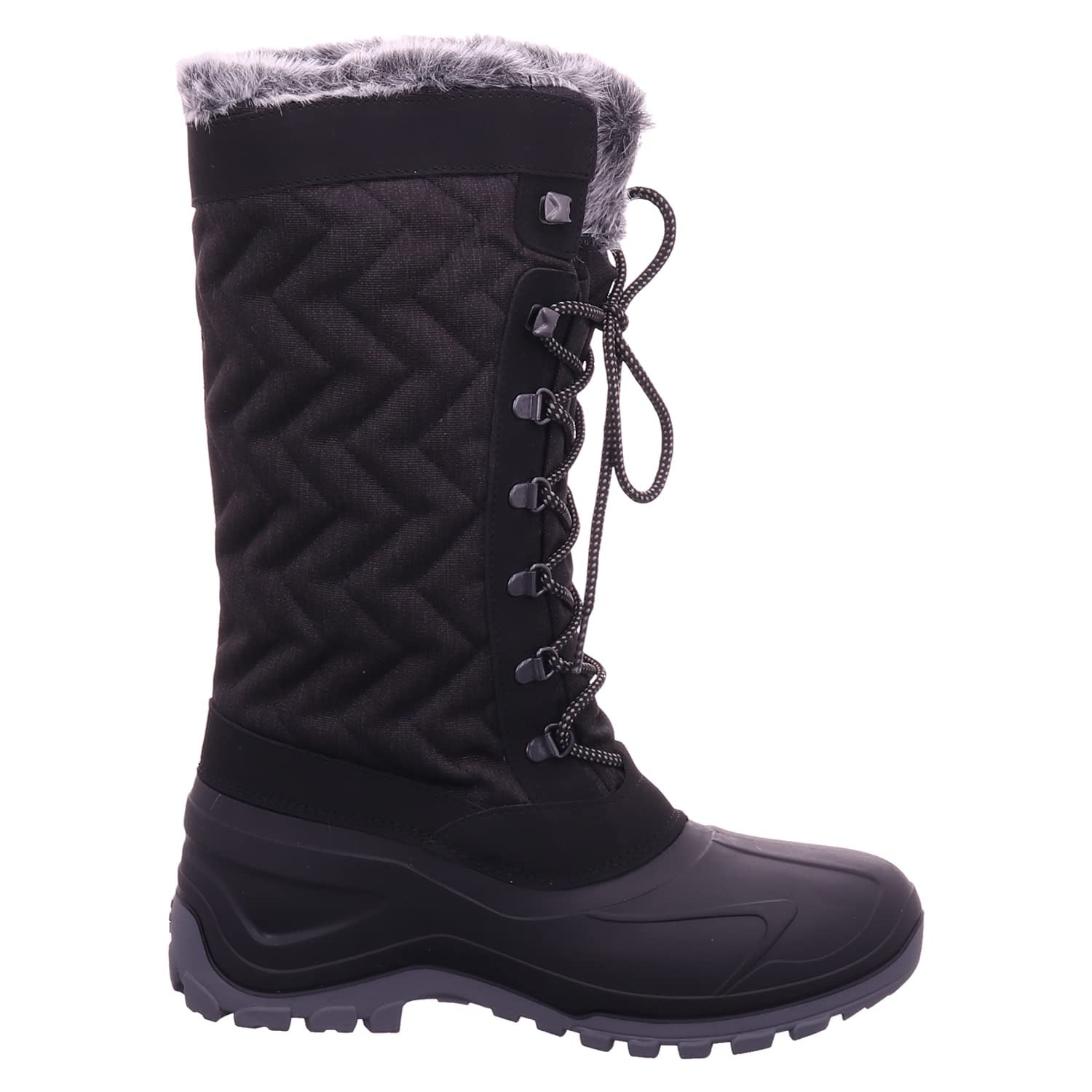 Women's Waterproof Winter Snow Boots - Warm Fur Lined Anti-Slip Outdoor Boots for Cold Weather | Perfect for Snow Hiking, Ice Fishing & Winter Walking