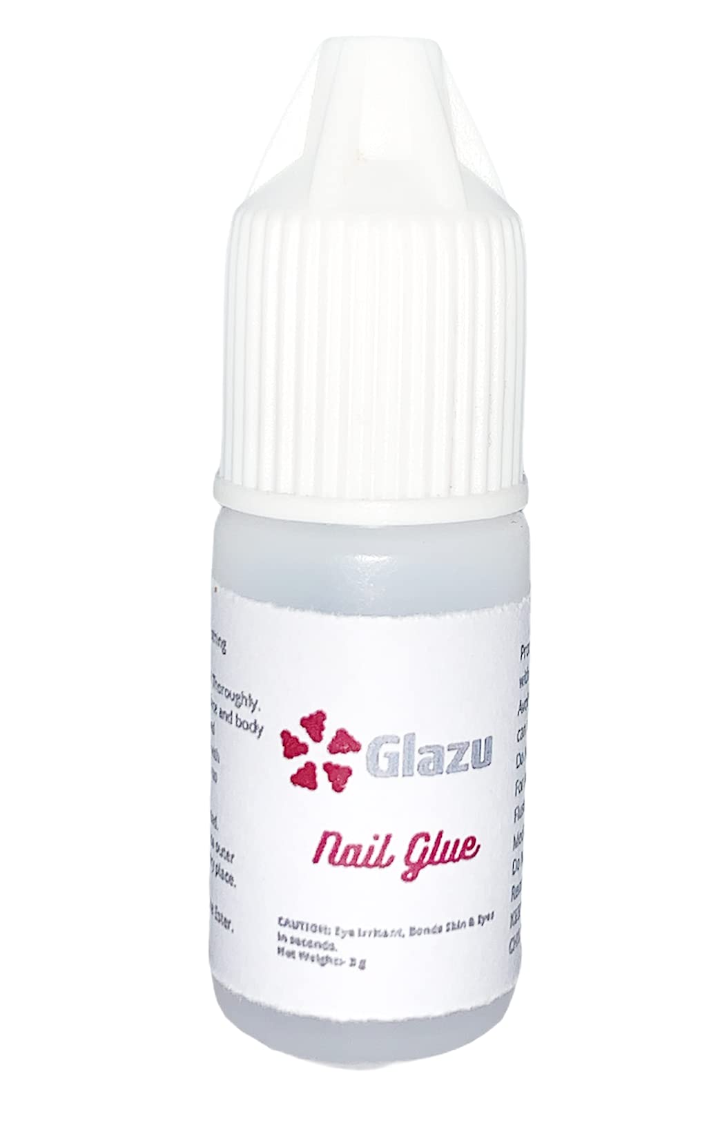 GLAZU Glitter & Matte Press On Fake Nails - 24PCS Artificial Nails Kit with Nail Glue Tabs & Liquid Glue - White False Nails for Women | Perfect for Parties, Weddings & Daily Wear