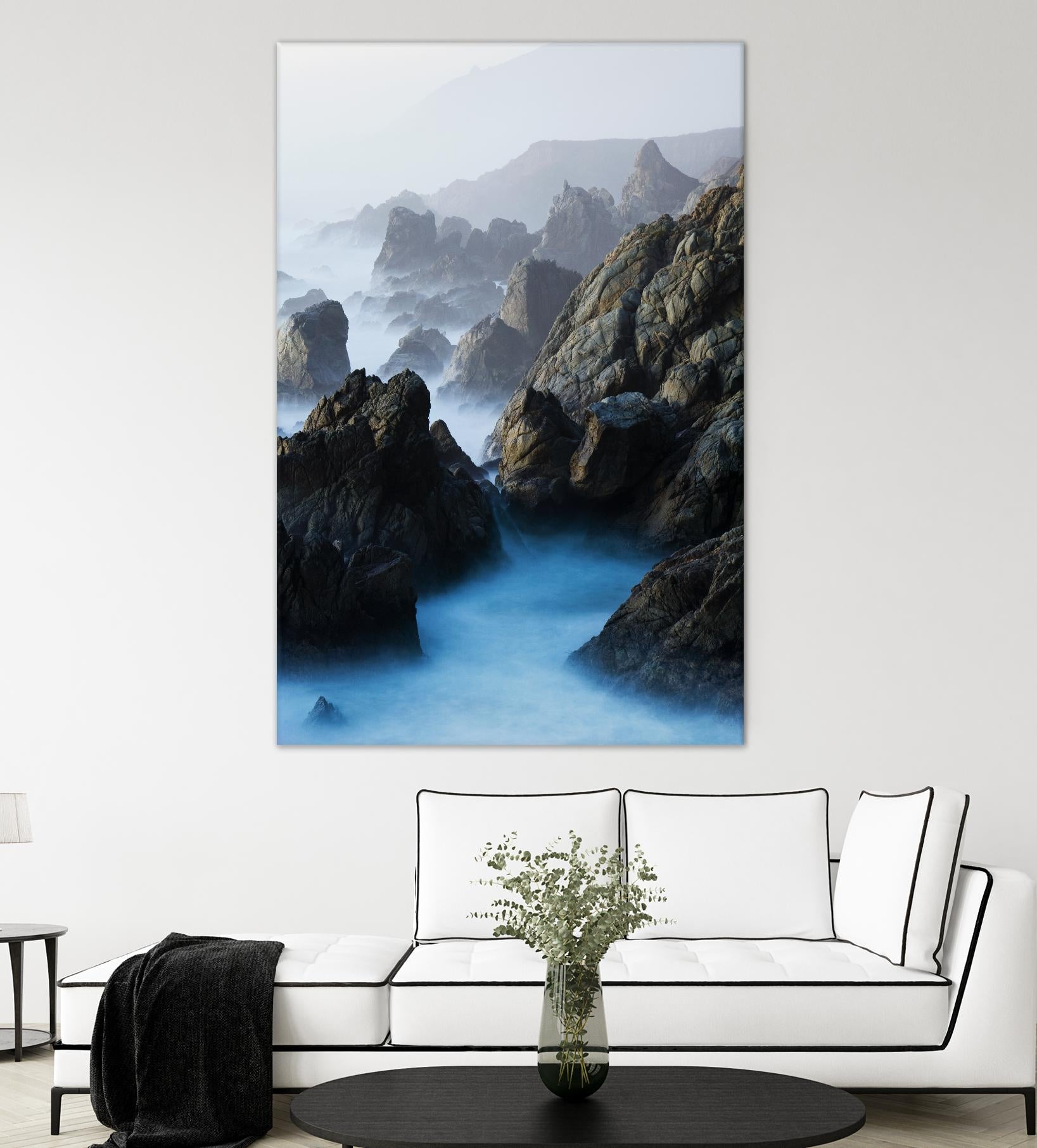 Big Sur Wave 6 - Premium Home Decor Wall Art for Coastal & Beach House Style - Perfect for Living Room, Bedroom or Office Wall Decor
