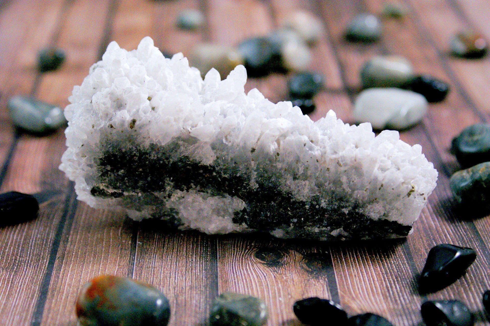 Natural Bulgarian Quartz with Galena - High-Quality Healing Crystal for Meditation, Energy Work & Spiritual Growth