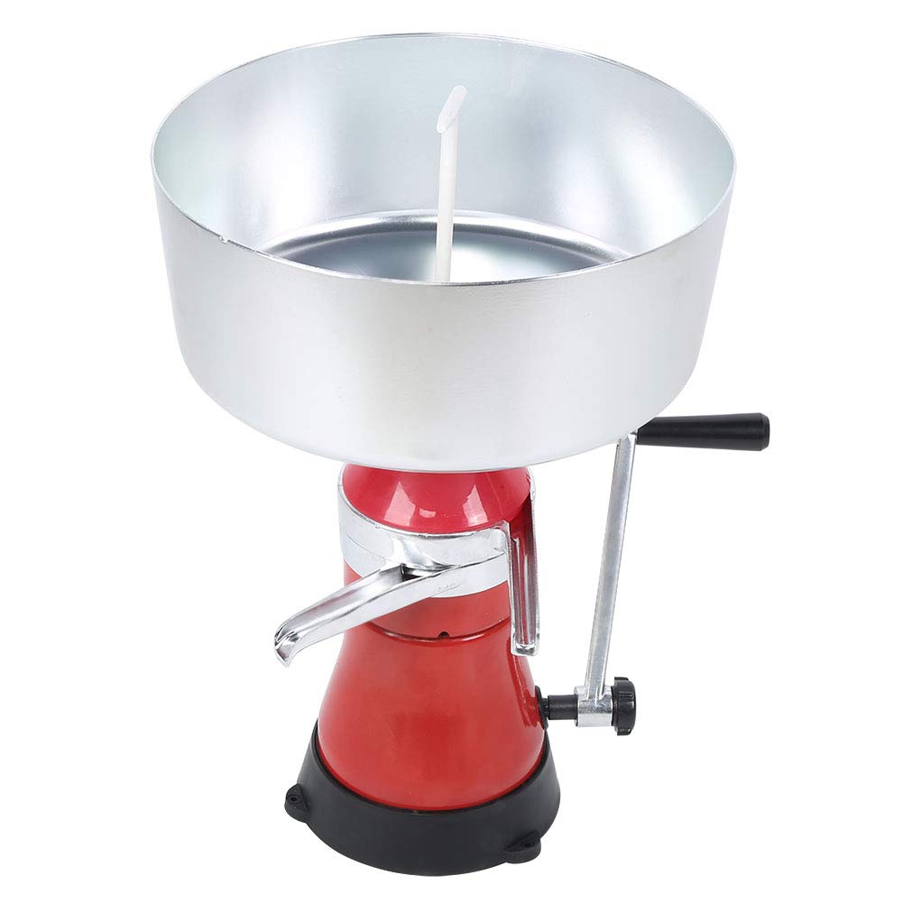 Electric Aluminum Alloy Milk Cream Separator - Handheld Centrifugal Milkshake Maker for Home, Goat & Cow Milk Processing - Perfect for Small Farms, Homesteading & DIY Dairy Products