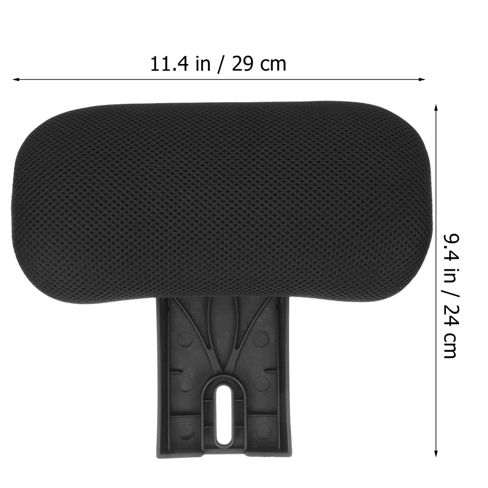 Universal Office Chair Headrest Attachment - Ergonomic Mesh & Sponge Head Support Cushion for Desk, Computer & Executive Chairs | Perfect for Home Office, Gaming & Workspaces