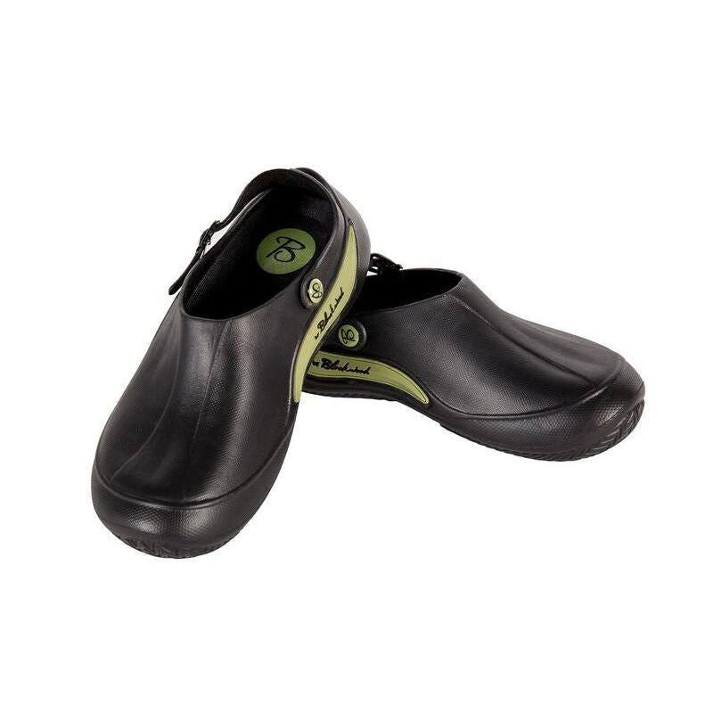Blackwood Apparel Clogs for Women & Men - Comfortable Slip-On Shoes, Black, Size 9-10 (US) - Perfect for Nursing, Gardening, and Indoor/Outdoor Wear
