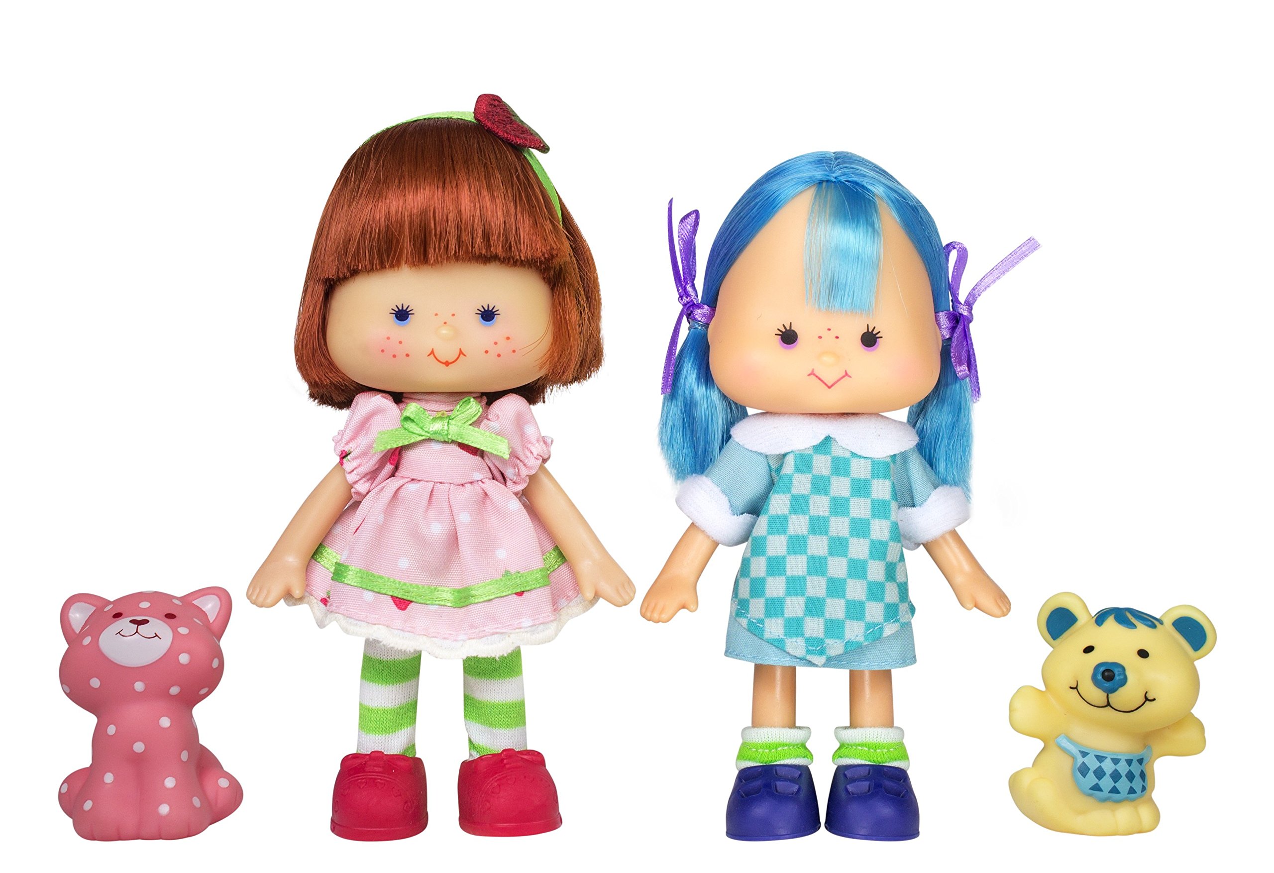 Strawberry Shortcake & Blueberry Muffin Doll Set - Cute Collectible Dolls for Girls - Perfect for Playtime, Birthday Gifts & Themed Parties