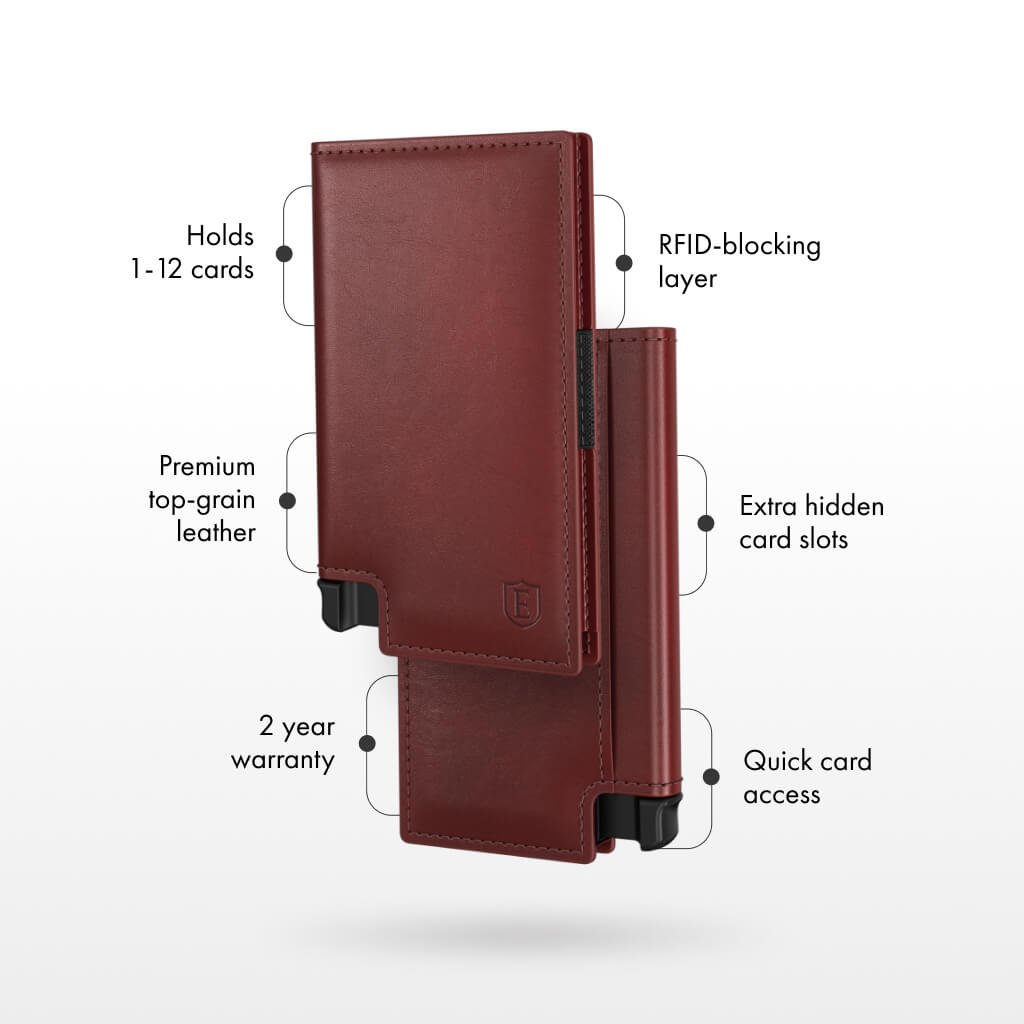 Ekster Smart Wallet for Men - RFID Blocking Slim Minimalist Front Pocket Wallet with Money Clip | Perfect for Travel, Business & Everyday Carry