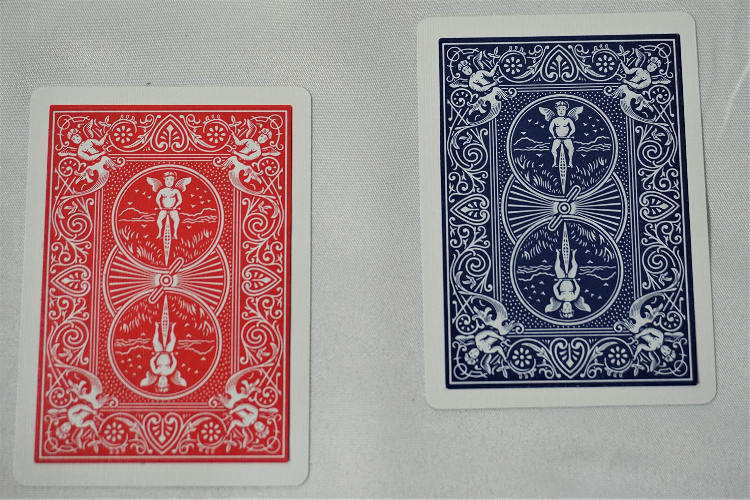 Bicycle Shim Cards Pair - Premium Shimmed Bicycle Playing Cards for Magic Tricks (2 Cards) - Perfect for Close-Up Card Magic, Street Performances & Parlor Tricks