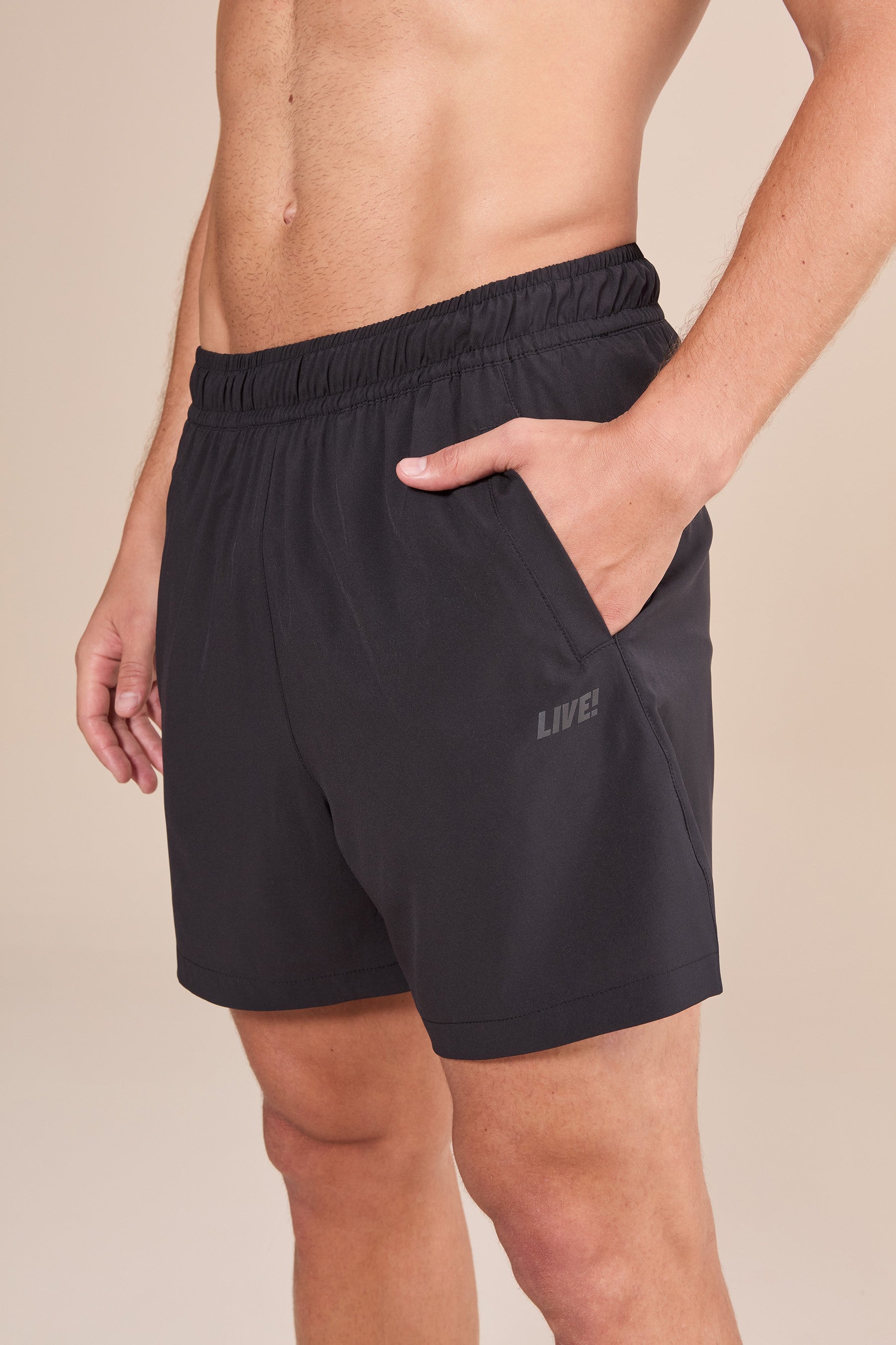 Men's Pro 5-Inch Quick-Dry Swim Trunks - Lightweight Board Shorts for Swimming, Beach & Water Sports